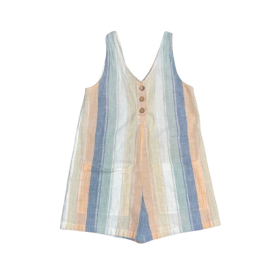 Rip Curl Rip Curl Classic Surf Striped Romper SZ Medium Jumper Beachy Size 27" / US 4 / IT 40 - 1 Thumbnail