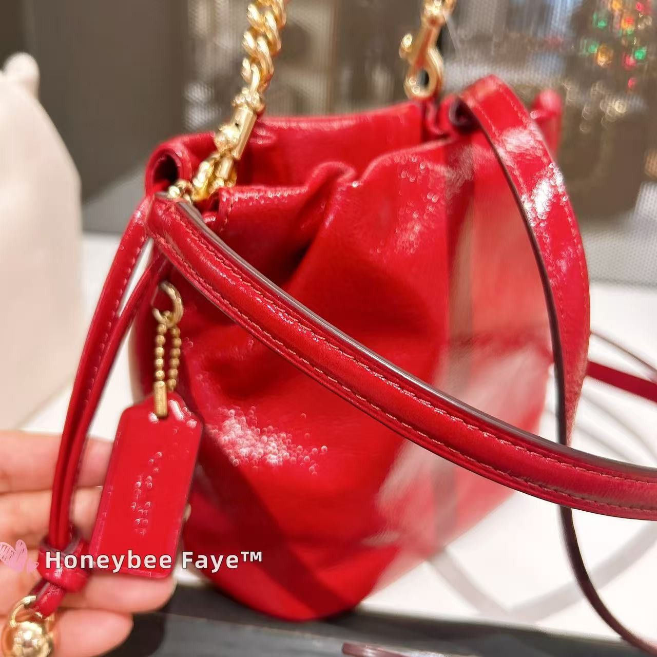 Coach Faye Mini Drawstring Bag CDB68 Size ONE SIZE - 4 Thumbnail