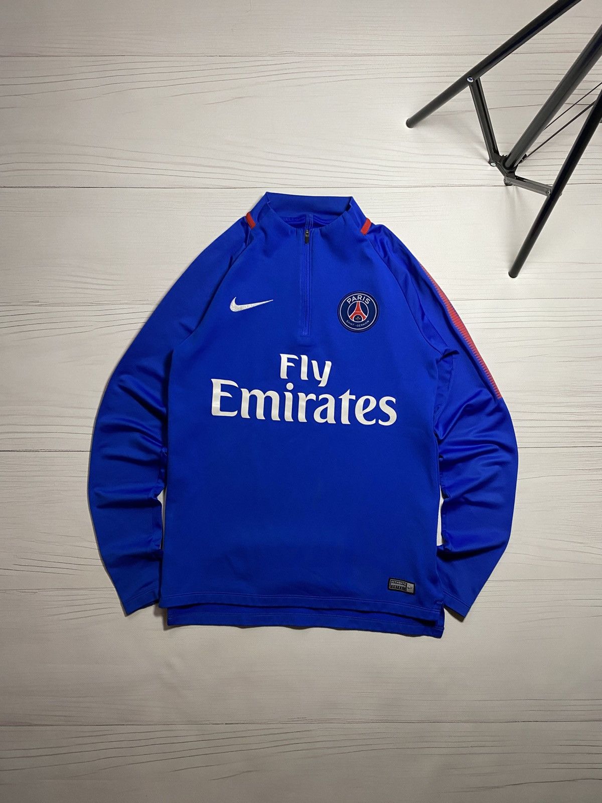 Nike Nike PSG Paris Saint-Germain 2018 1/4 zip training jersey Size US S / EU 44-46 / 1 - 1 Thumbnail