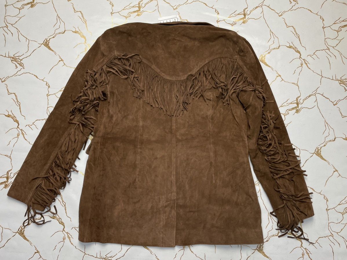 Tecovas Tecovas Women Brown Genuine Suede Leather Western Jacket S Size S / US 4 / IT 40 - 7 Thumbnail