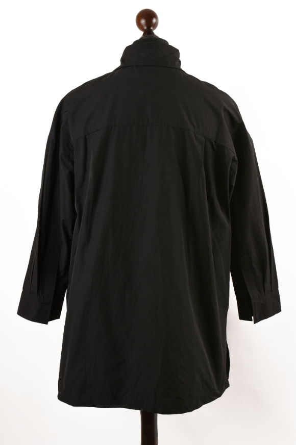 Hyein Seo Hyein Seo Classic Black Utility Trench Coat/Jacket Size L Size US L / EU 52-54 / 3 - 3 Thumbnail