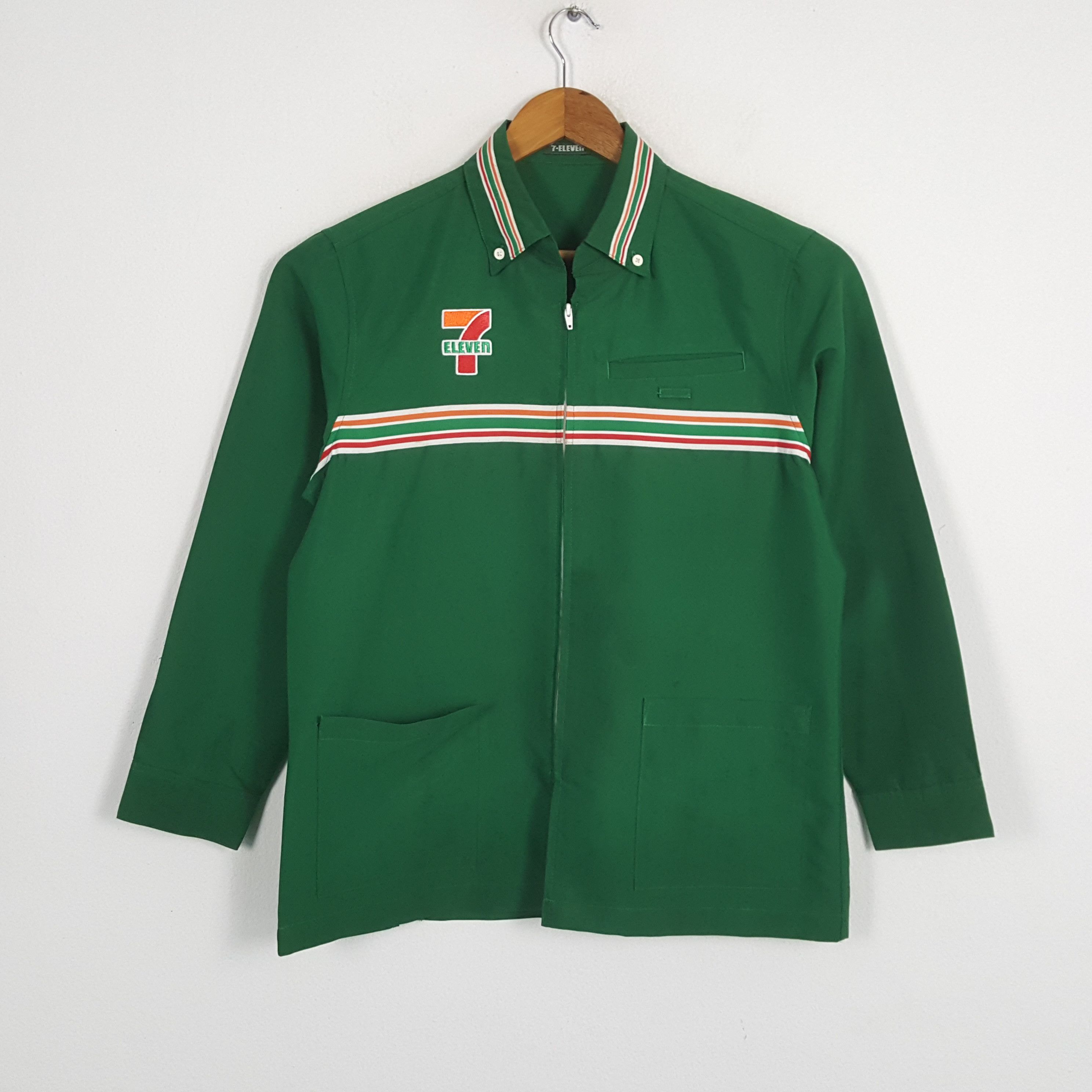 Japanese Brand × Vintage Vintage 7-ELEVEn Japanese Workers Uniform Shirt Jacket Size US M / EU 48-50 / 2 - 3 Thumbnail