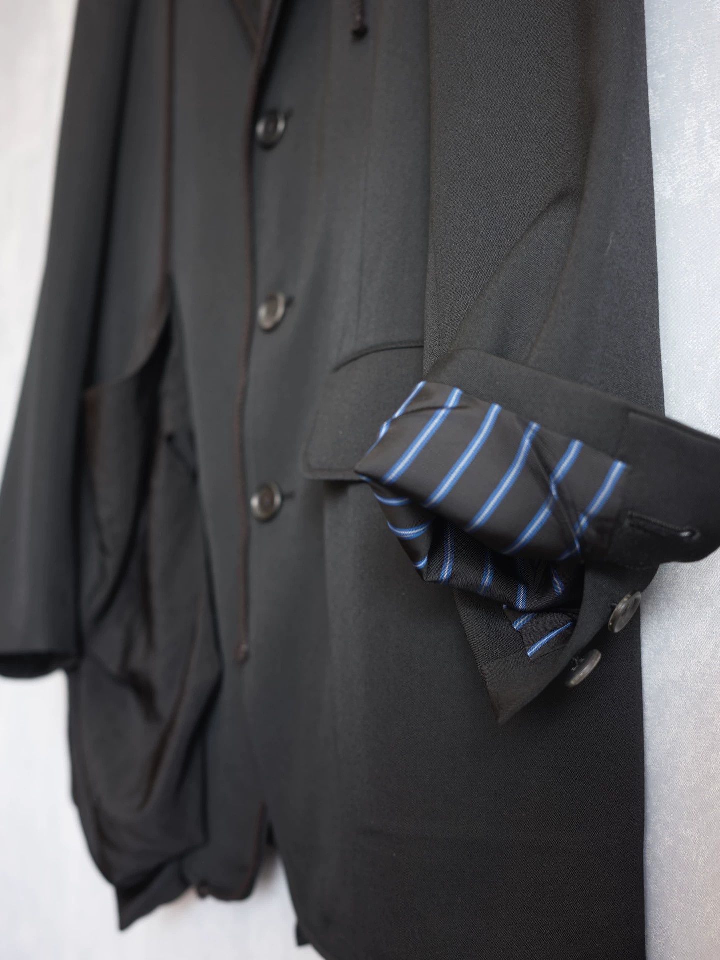 Yohji Yamamoto Yohji Yamamoto 23AW Tacohimo Patch Jacket Size 2 Size US M / EU 48-50 / 2 - 8 Thumbnail