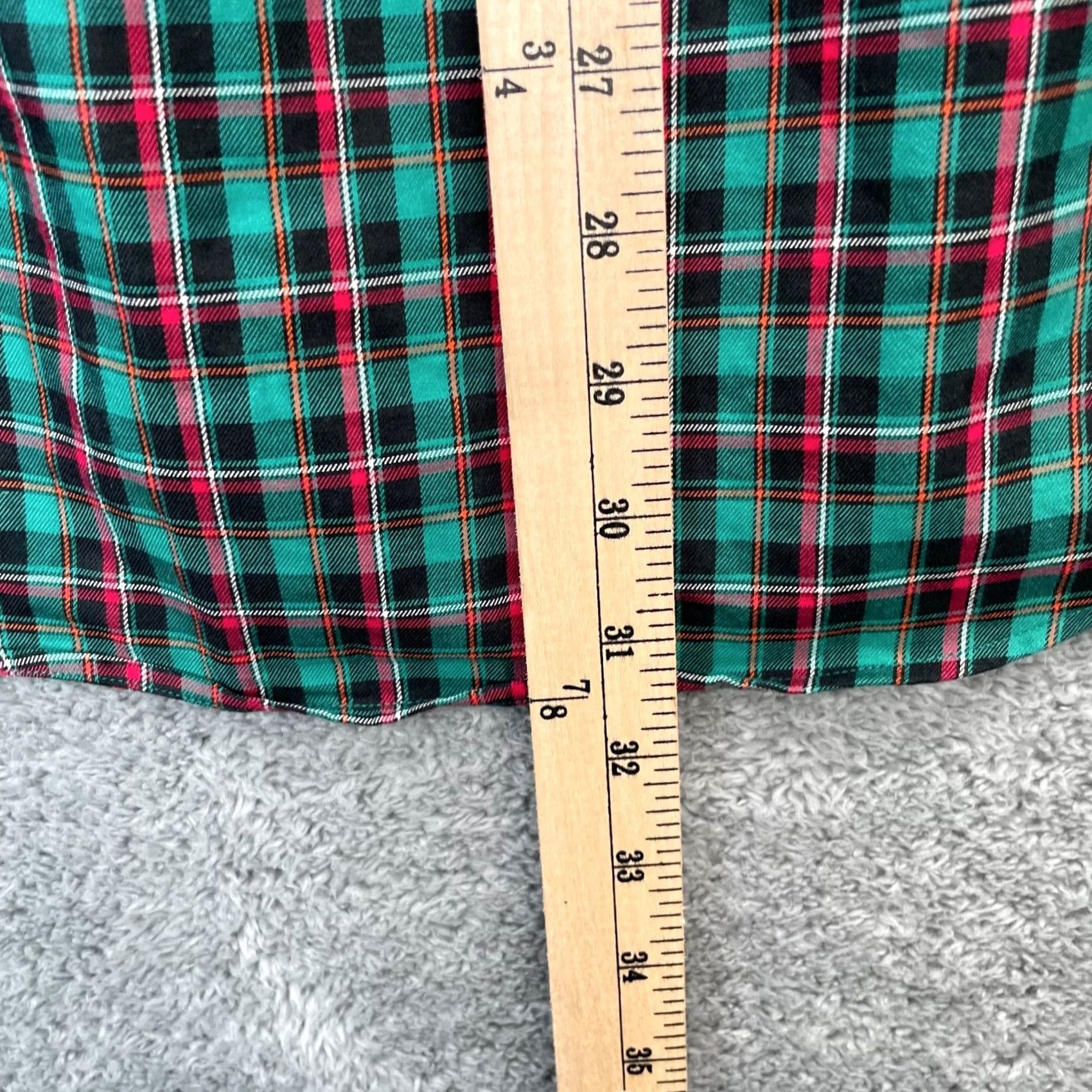 Ralph Lauren VINTAGE Ralph Lauren Shirt Mens Large Green Plaid Cotton Custom Fit Button Down Size US L / EU 52-54 / 3 - 7 Thumbnail