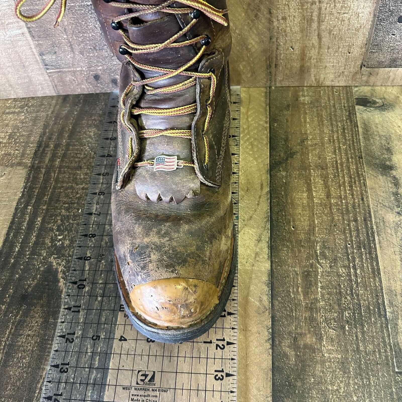 Red Wing Red Wing 4420 Steel Toe Waterproof Work Boots Mens 10.5 D Size US 10.5 / EU 43-44 - 3 Thumbnail