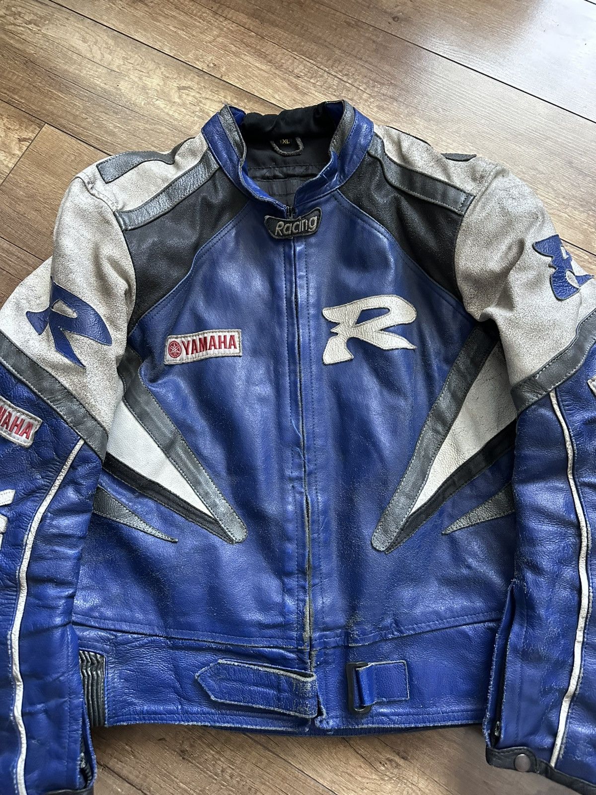 Yamaha Yamaha Leather Vintage Racing Moto Jacket Distressed 90s Size US XL / EU 56 / 4 - 3 Thumbnail
