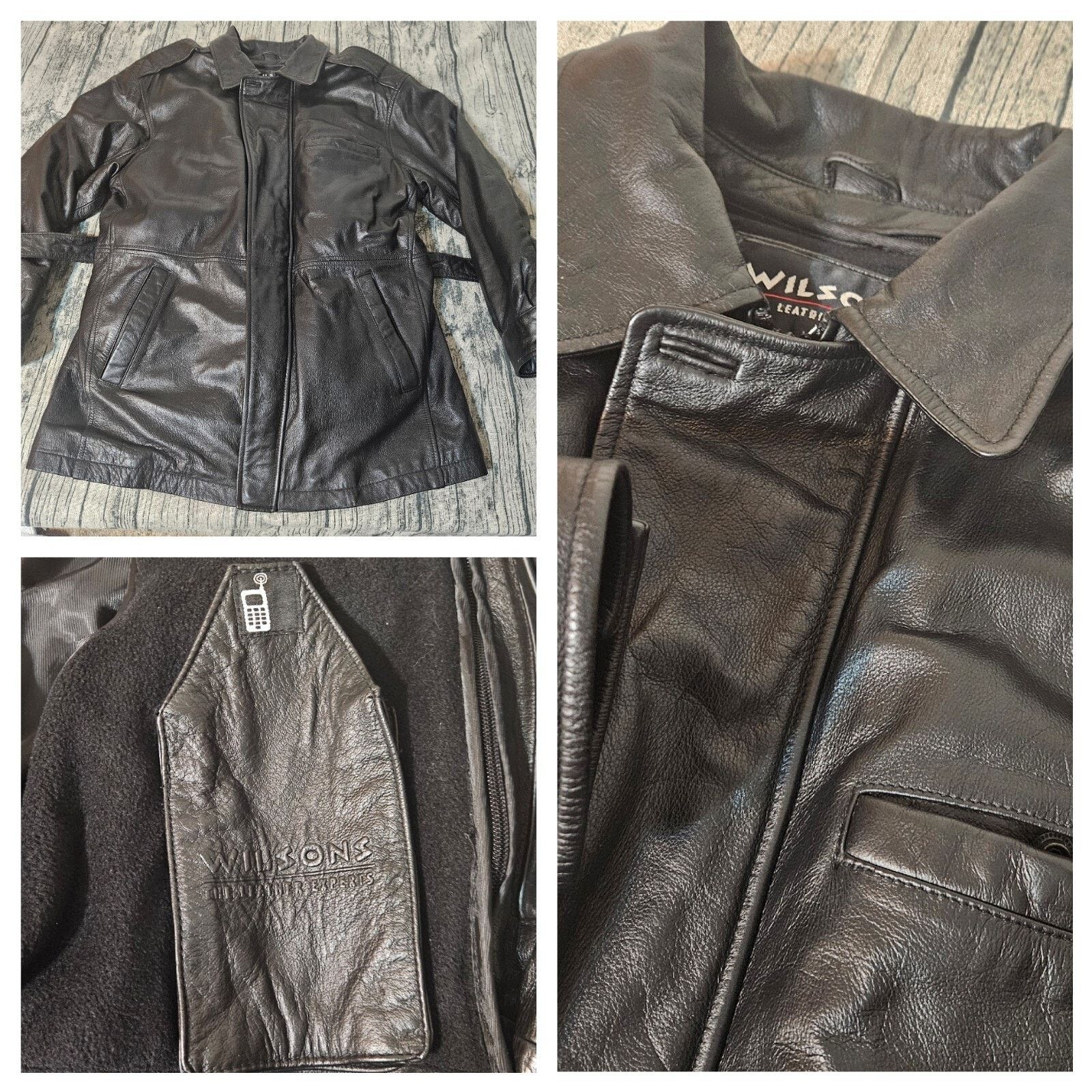 WILSONS Leather Women L THINSULATE Ultra Removable Liner