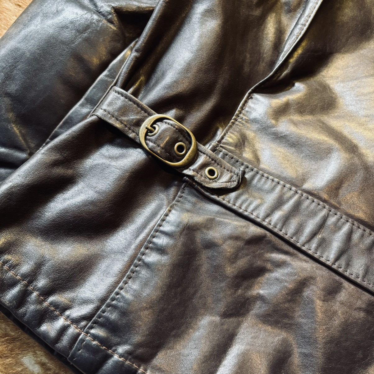Schott Schott Made In Usa Leather Jacket Size 48 Fit L Size US L / EU 52-54 / 3 - 8 Thumbnail