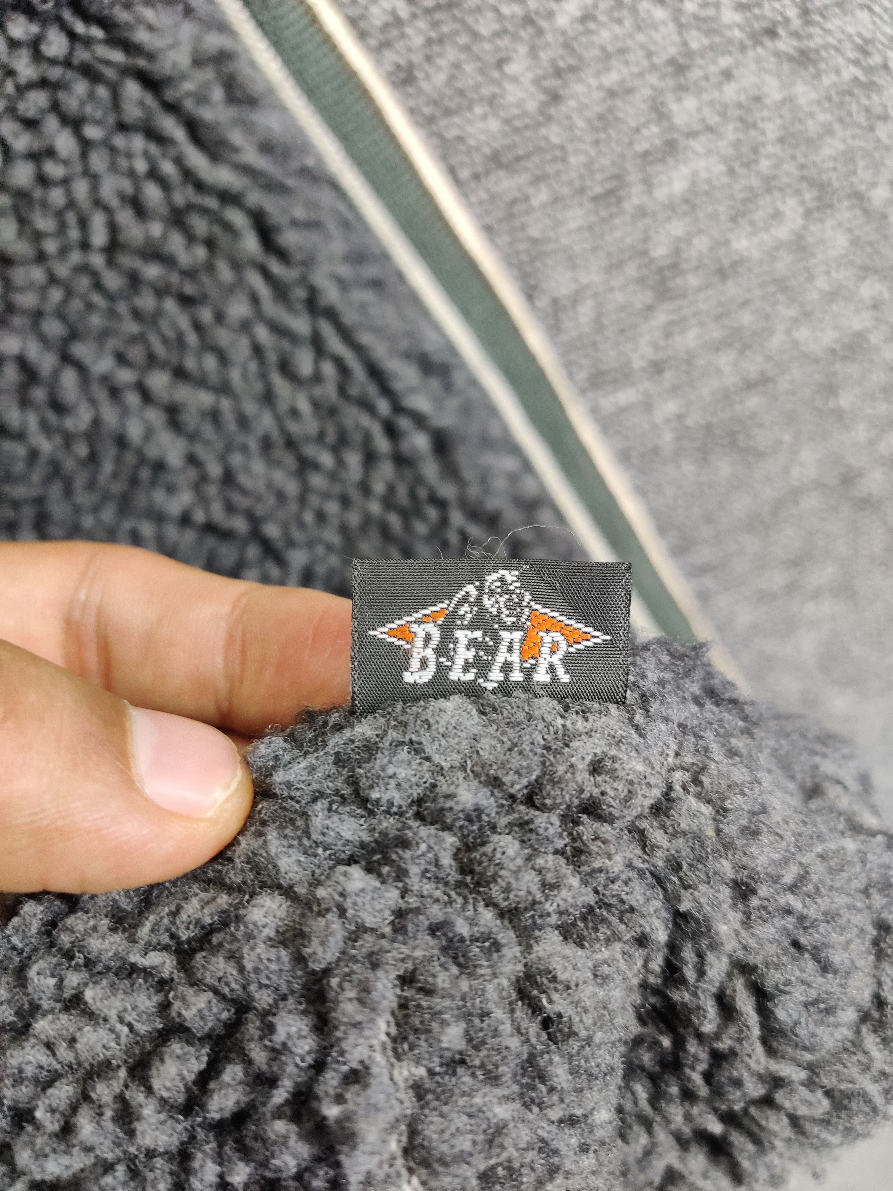 Japanese Brand Vintage Bear Sherpa Deep Pile Zipper Jacket Size US XL / EU 56 / 4 - 9 Thumbnail