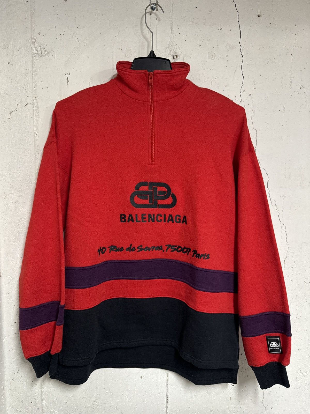 トップス balenciaga zip sweater/shirt balenciaga zip sweater/shirt