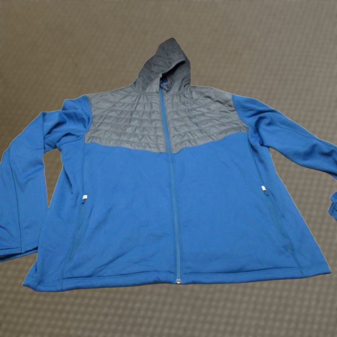 Vintage Columbia Jacket Mens XXL Blue Hybrid Full Zip Hooded Quilted Insulated Outdoor Size US XXL / EU 58 / 5 - 1 Thumbnail