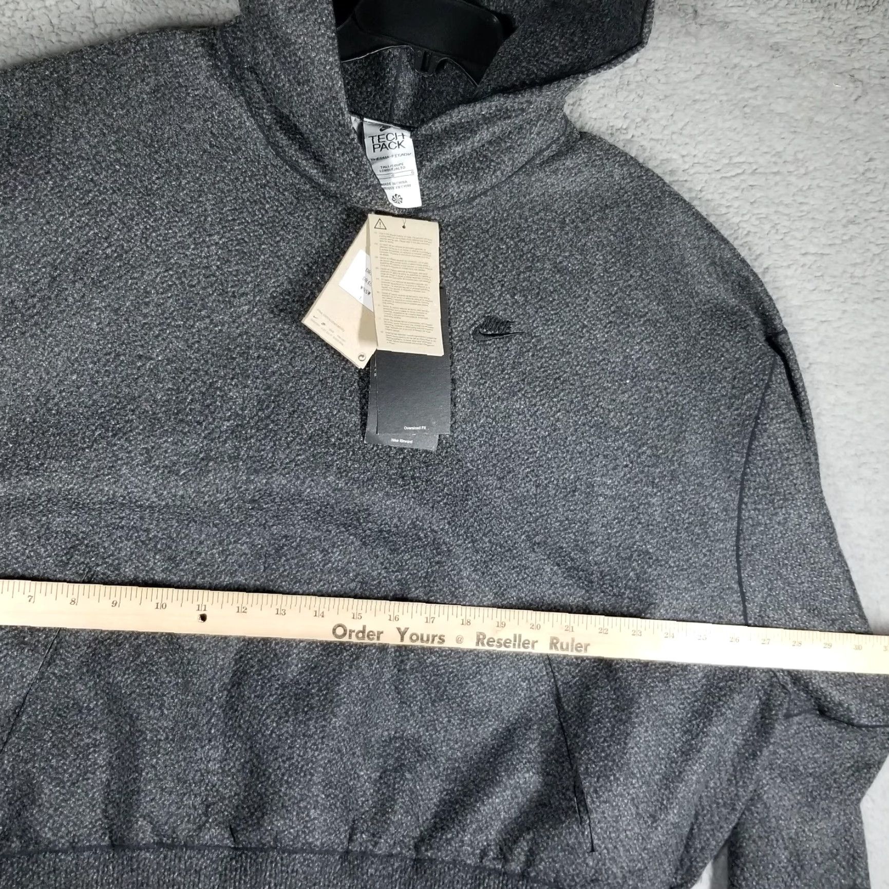 Nike Nike Forward Hoodie Women's L Gray Logo Pullover Therma-FIT ADV Sweatshirt Fall Winter Size L / US 10 / IT 46 - 7 Thumbnail