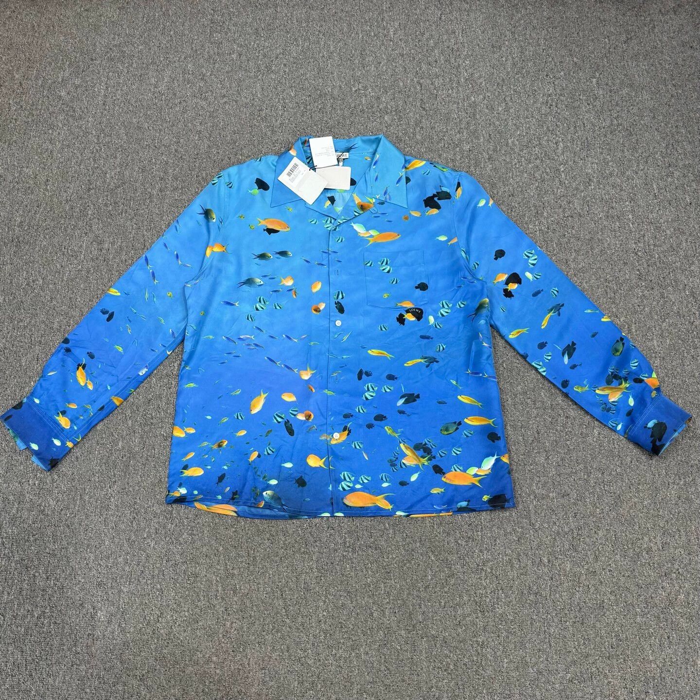 Loewe Loewe ocean embroidery long-sleeve shirt unused tags 41 Size US XS / EU 42 / 0 - 1 Thumbnail