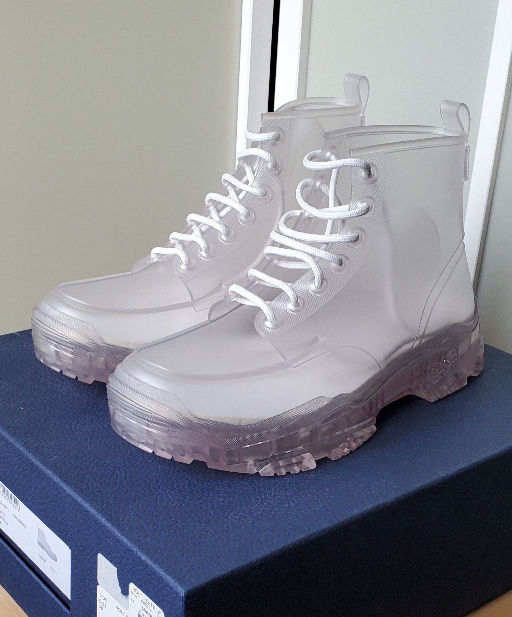 Dior clear boots online