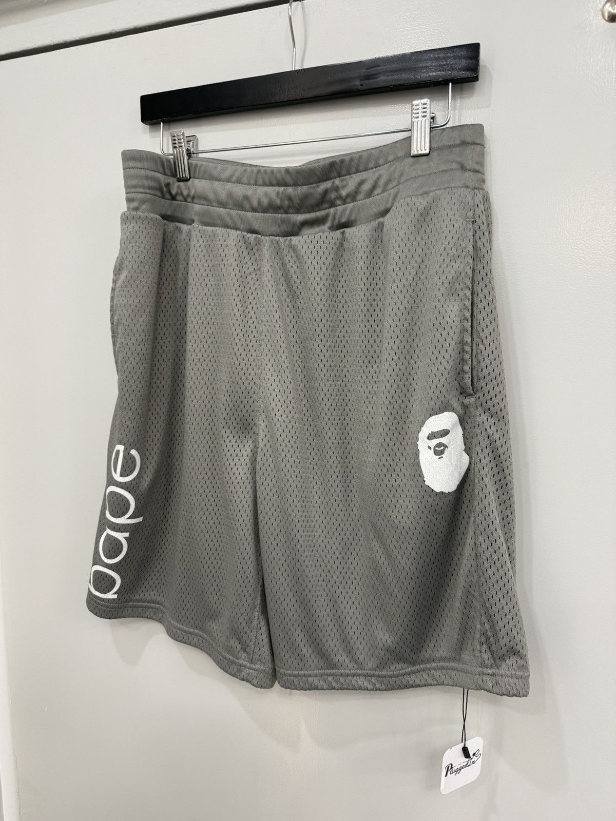 Bape Bape Grey Mesh Shorts Size US 36 / EU 52 - 3 Thumbnail