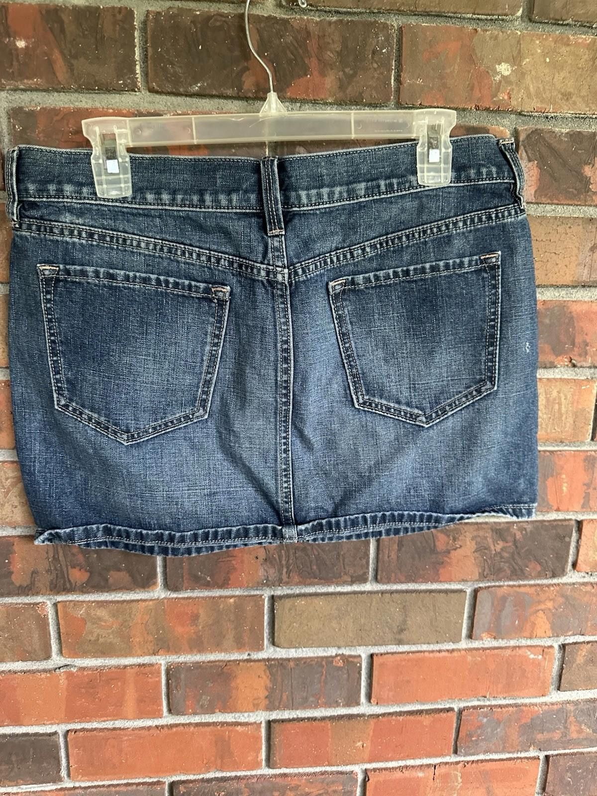 Old Navy y2k mini skirt vintage Size 8 Old Navy Blue 100% Cotton Size 30" / US 8 / IT 44 - 3 Thumbnail