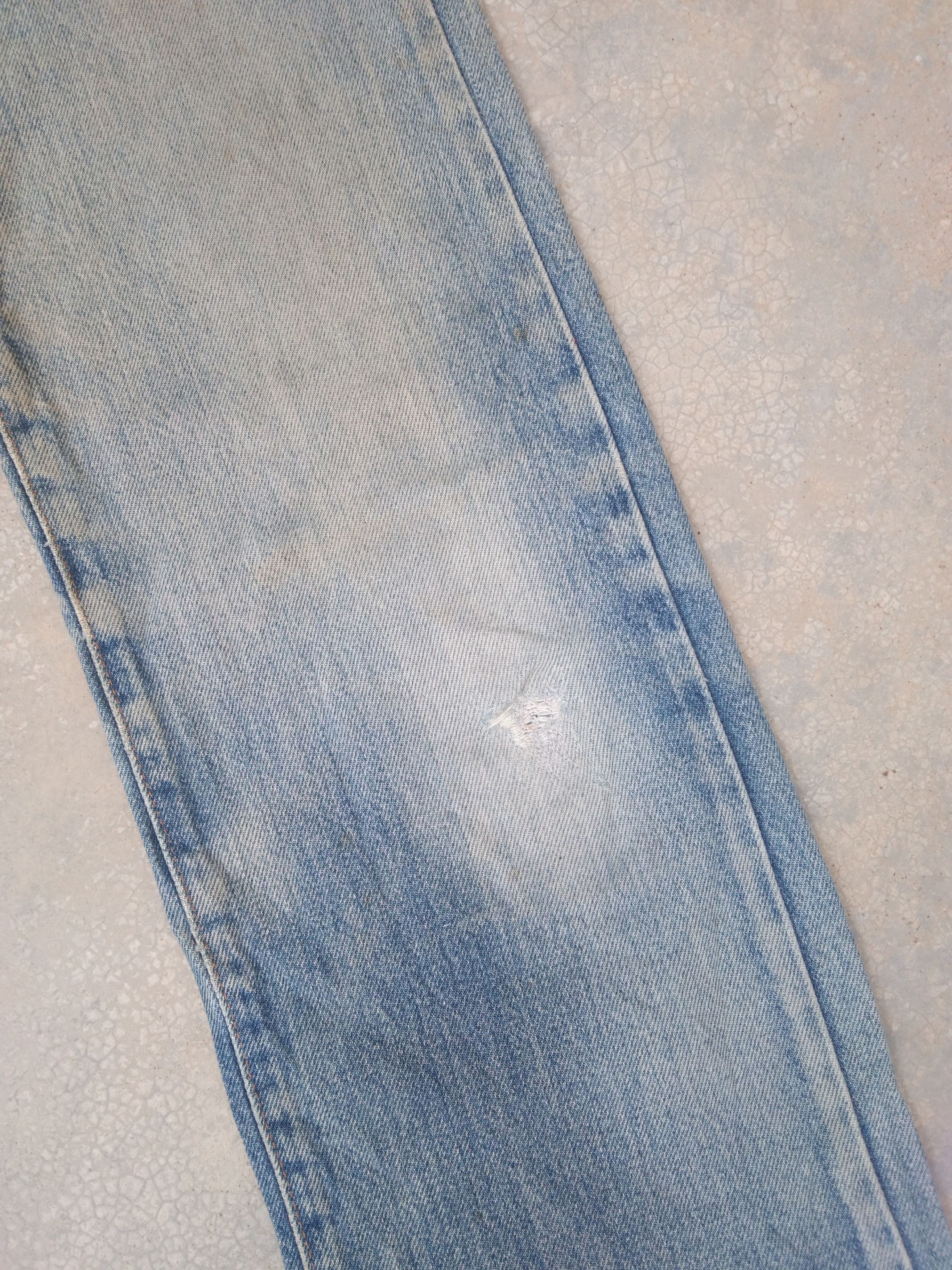 Japanese Brand × Jean × Vintage Vintage Rusty Wash Wrangler Distressed Jeans Size US 26 / EU 42 - 5 Thumbnail