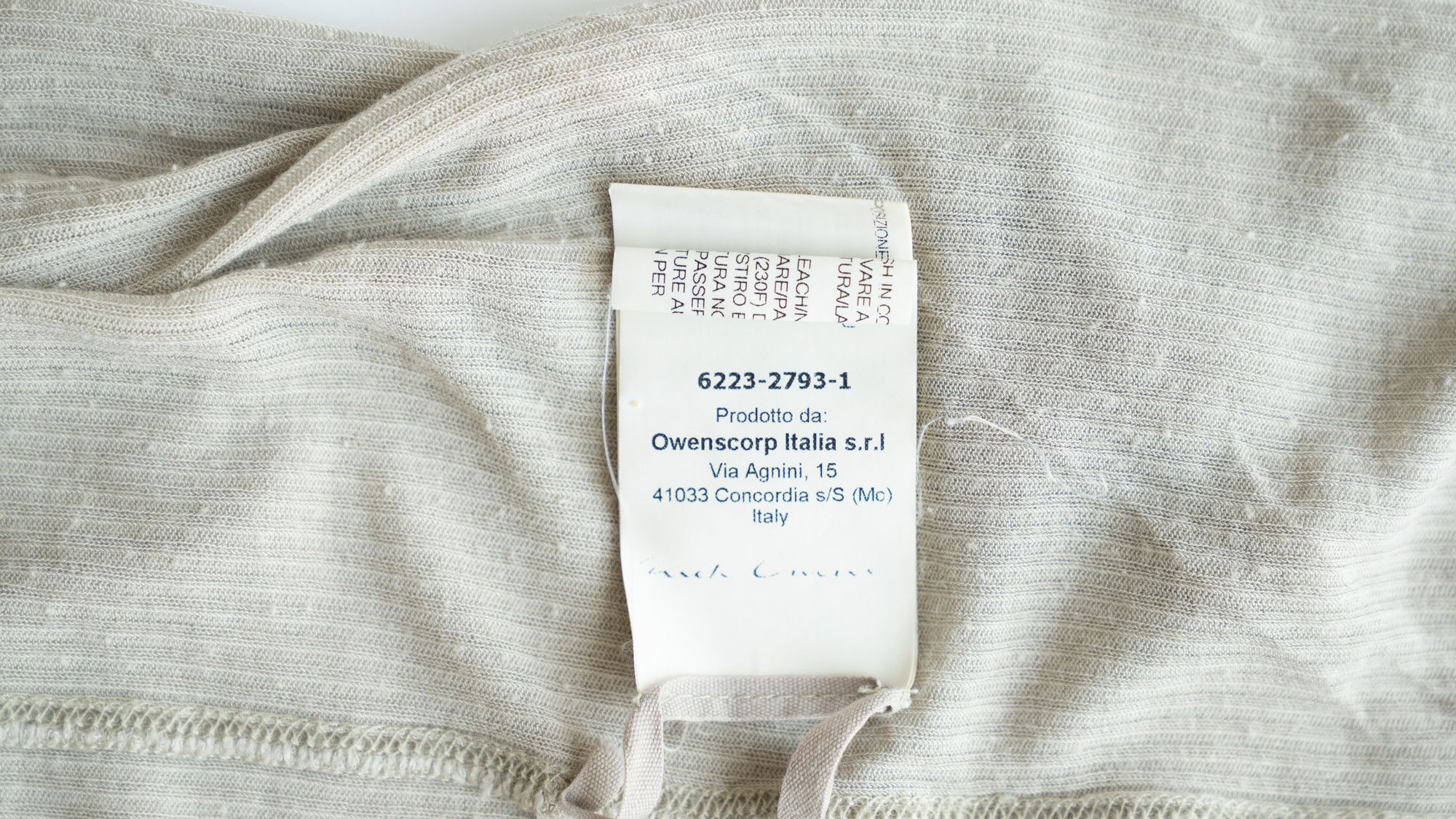 Rick Owens Rick Owens 16SS CYCLOPS BASIC RIB TANK Pearl size:S Size US S / EU 44-46 / 1 - 12 Thumbnail