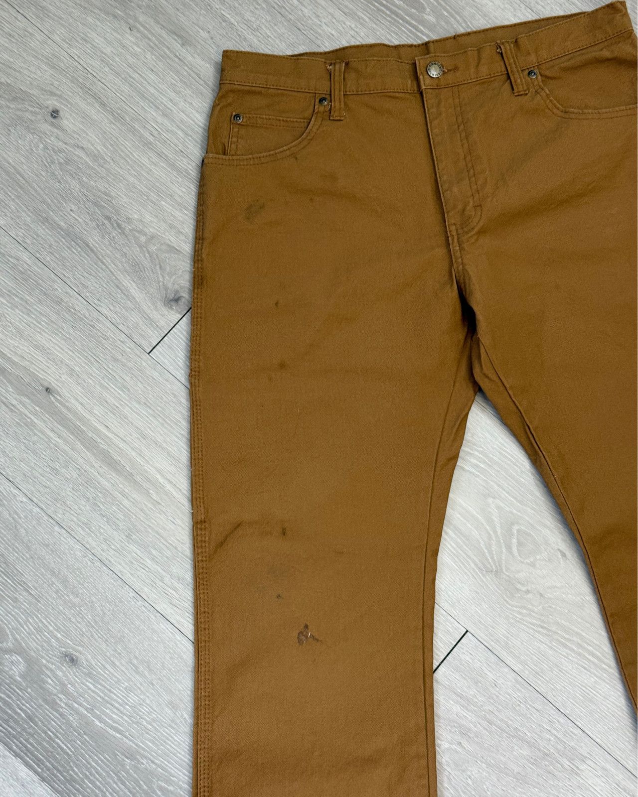 Dickies Vintage Dickies Men's Brown Carpenter Pants - Size 34x30 Size US 34 / EU 50 - 7 Thumbnail
