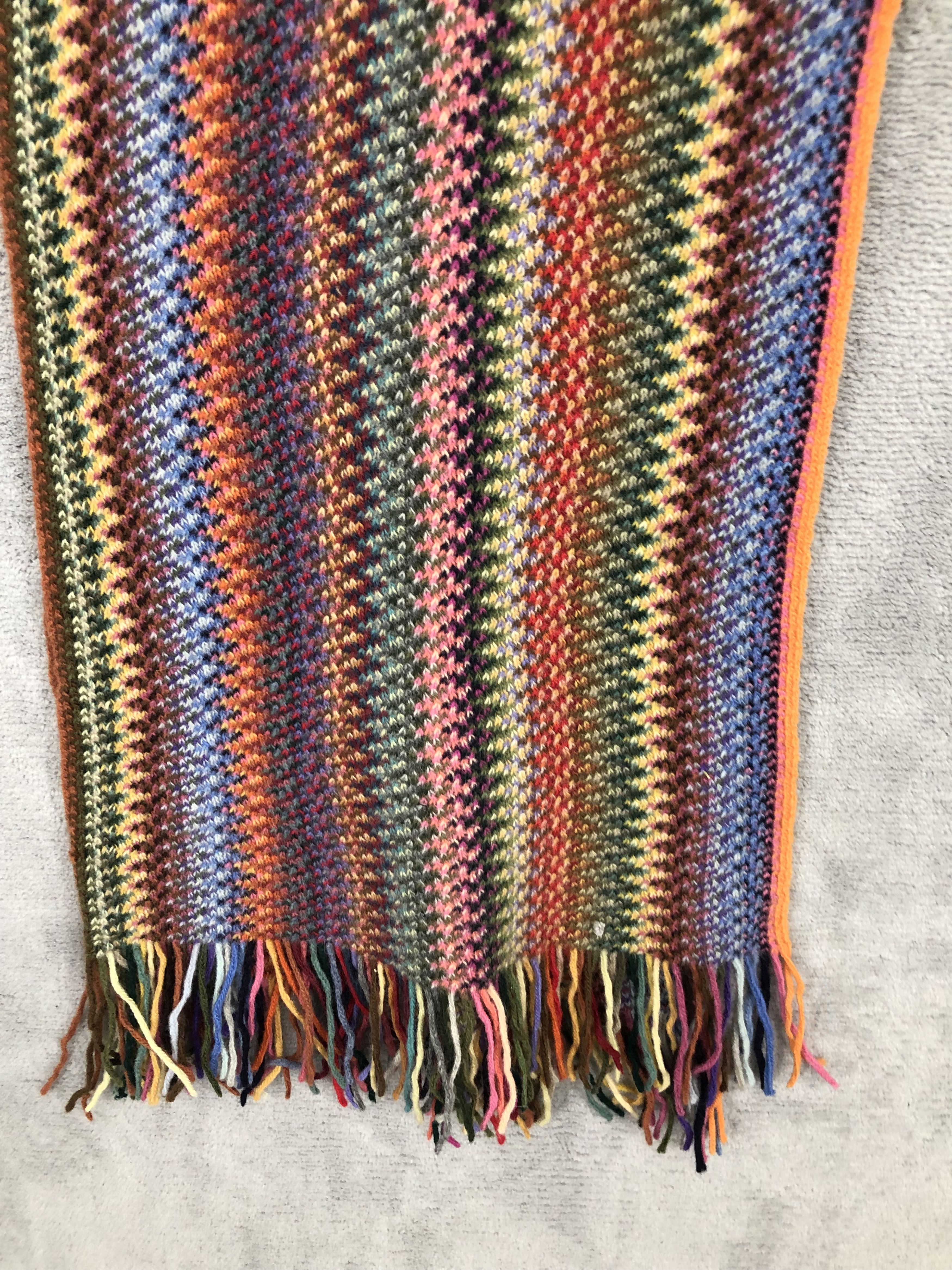 Japanese Brand Glen Prince Multicolor Scarf Muffler Neck Scarf Size ONE SIZE - 4 Thumbnail