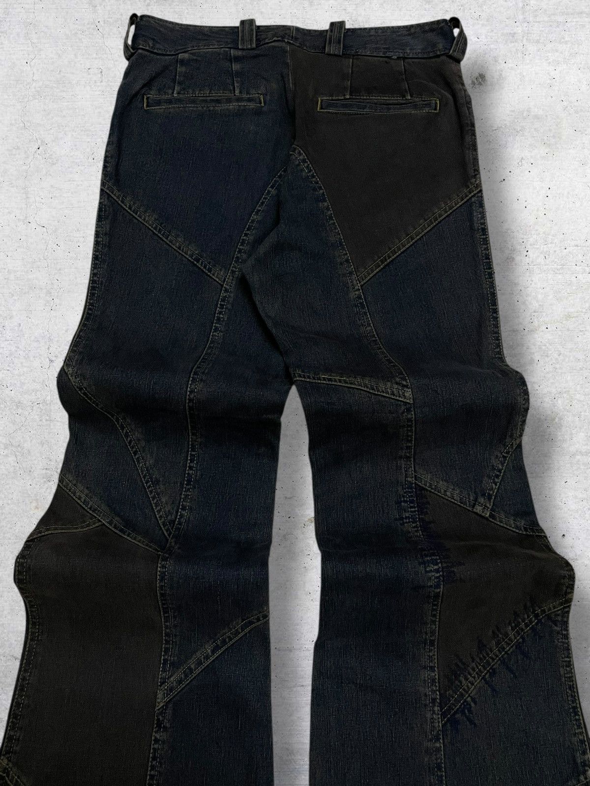 Tornado Mart VINTAGE TORNADO MART OG DESIGNER JAPAN RARE DESIGN PATCHWORK Size US 29 - 10 Thumbnail