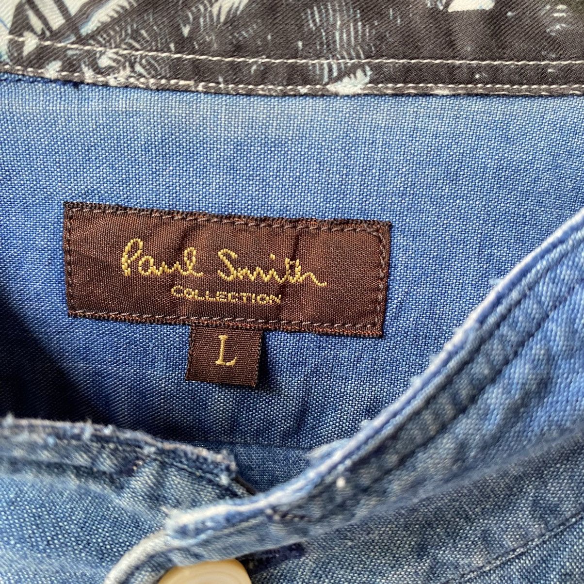 Paul Smith Paul Smith Lightweight Blue Denim Shirt Size US L / EU 52-54 / 3 - 5 Thumbnail