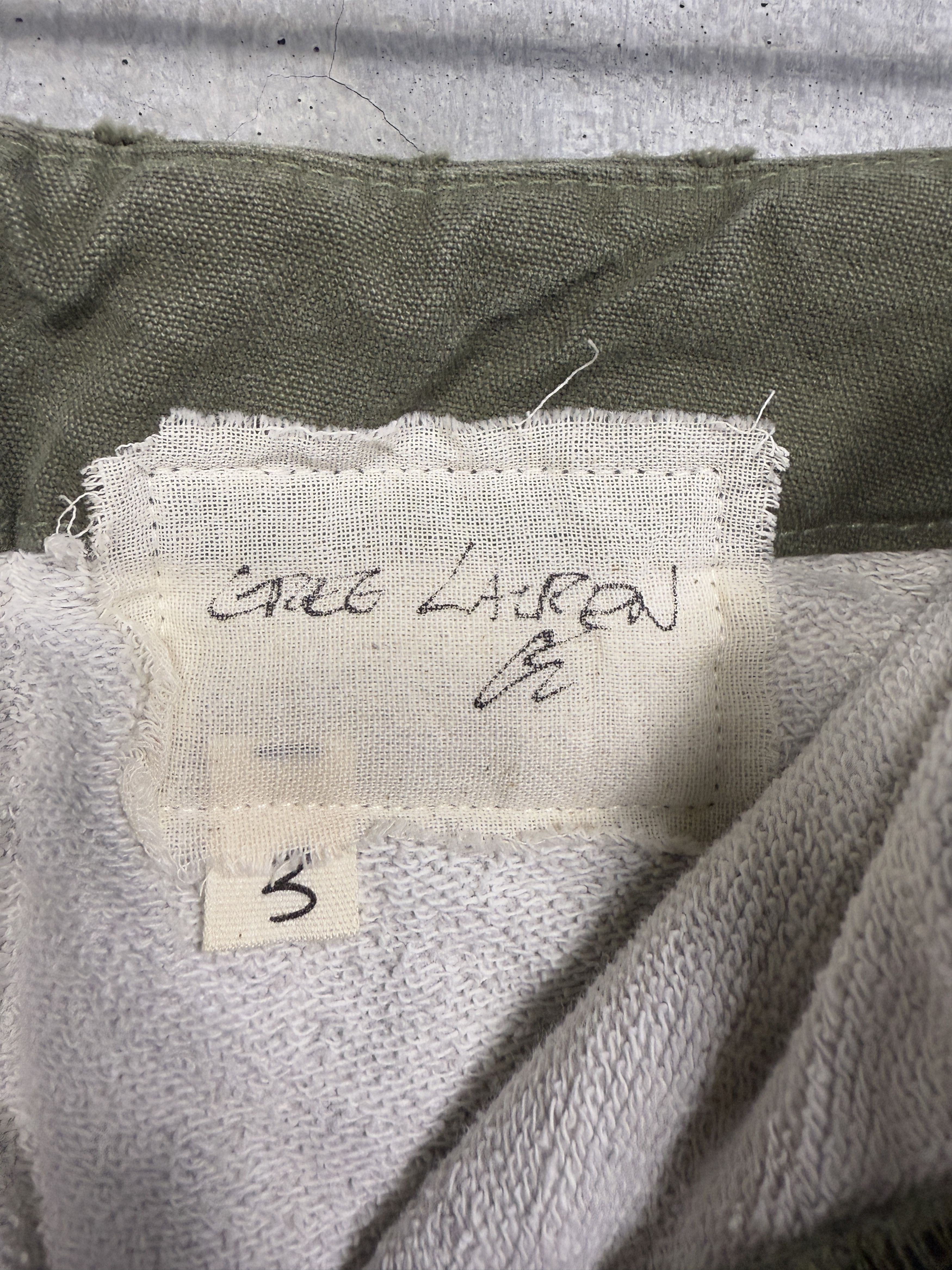 Greg Lauren Greg Lauren Army/ Heather Wide Leg Pants Size US 34 / EU 50 - 7 Thumbnail