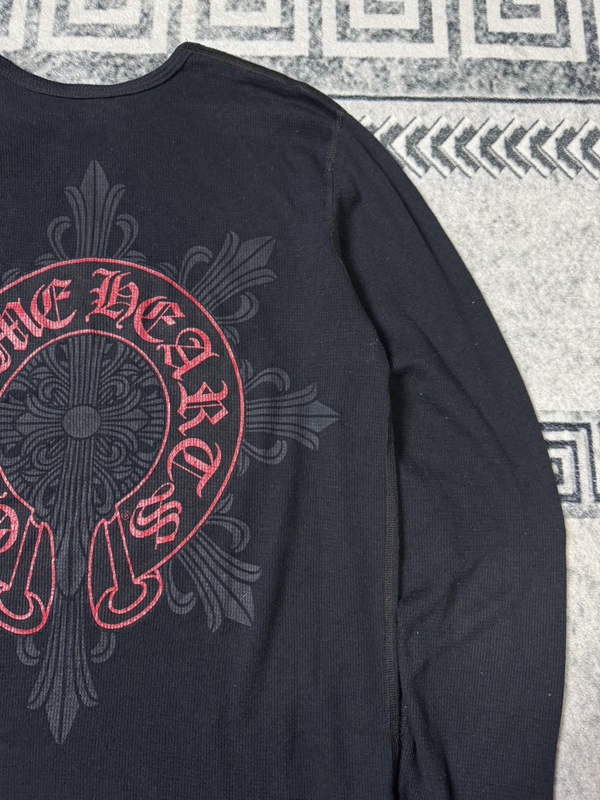 Chrome Hearts RARE! FLORAL SCROLL THERMAL LONG SLEEVE Size US M / EU 48-50 / 2 - 3 Thumbnail