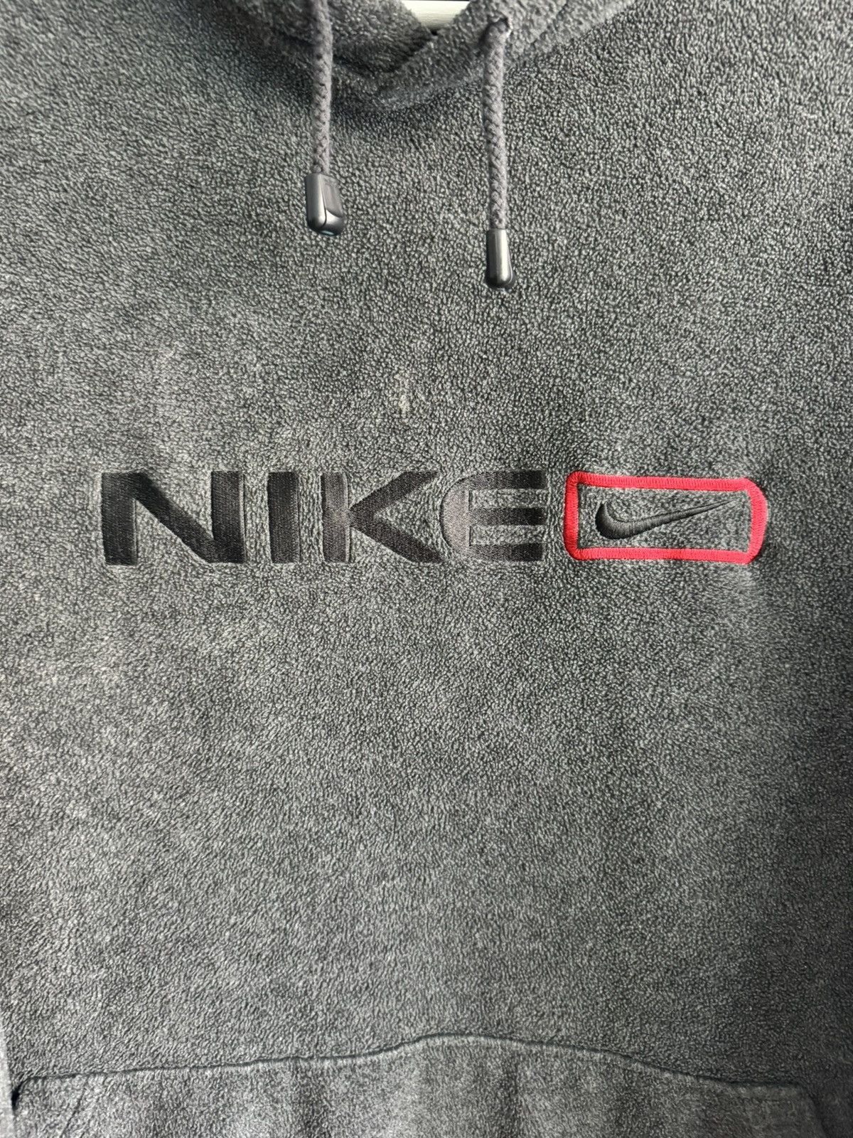 Nike Vintage Nike fleece Hoodie Spellout Oversized Size US M / EU 48-50 / 2 - 4 Thumbnail