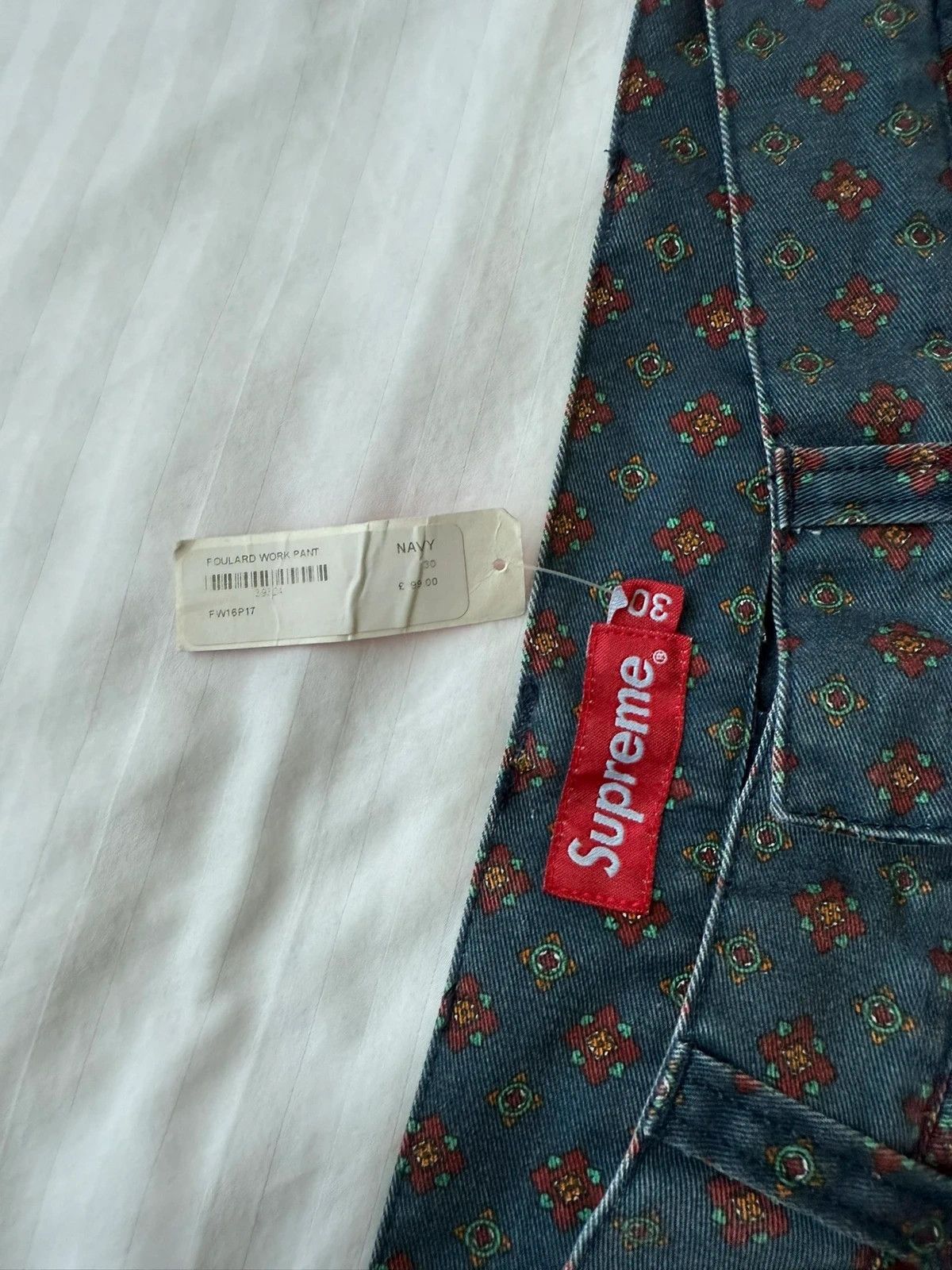 Supreme Supreme Foulard Work Pants FW16 Size US 30 / EU 46 - 5 Thumbnail