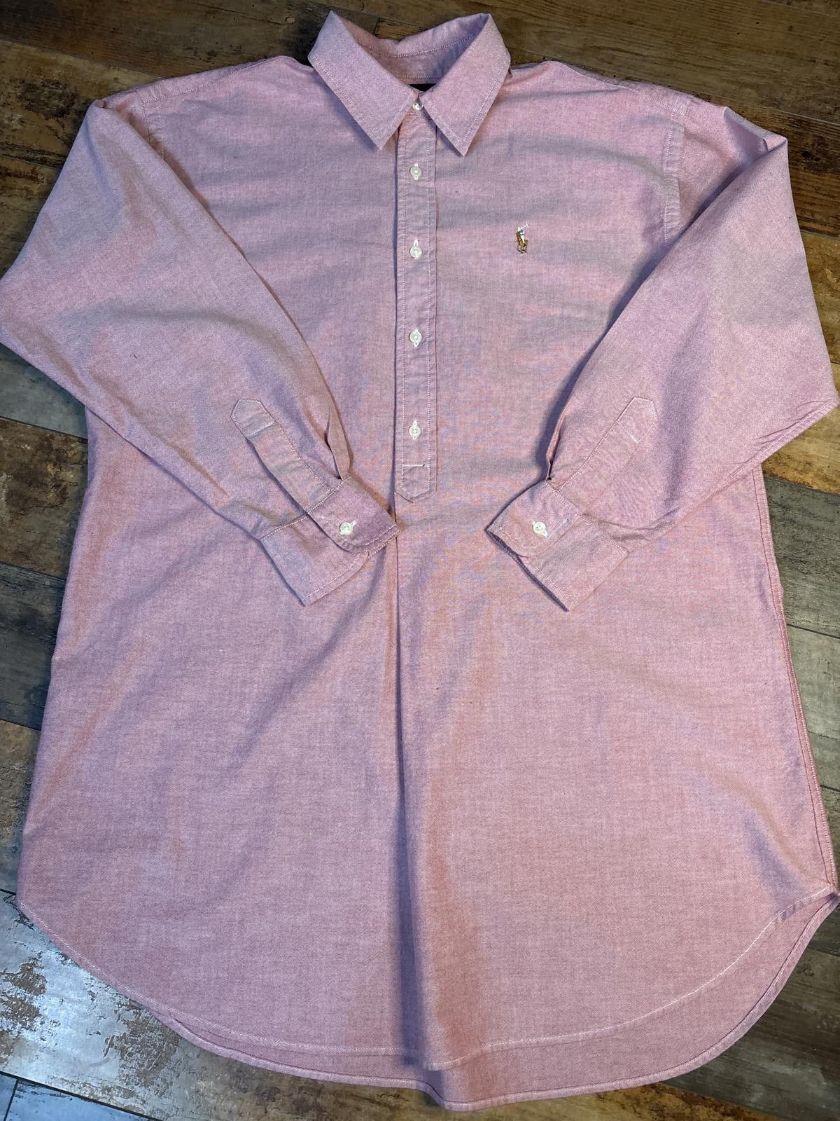 Polo Ralph Lauren Polo Ralph Lauren Classic Fit Pink Oxford Shirt XL Size US L / EU 52-54 / 3 - 1 Thumbnail