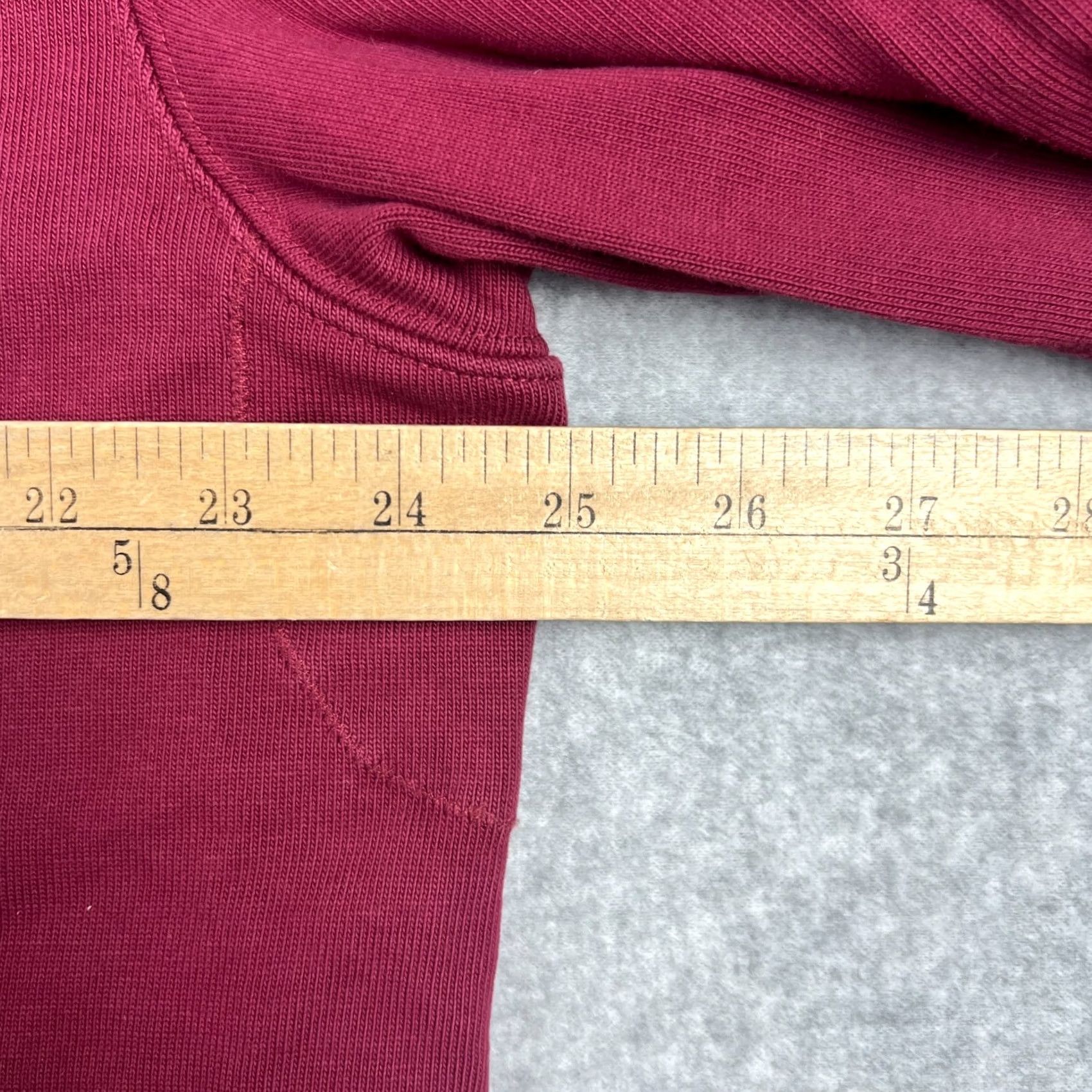 J.Crew J Crew Oarsman Sweatshirt Mens XLT Red Cotton Elbow Pad Quarter Zip Rugby Size US XL / EU 56 / 4 - 5 Thumbnail