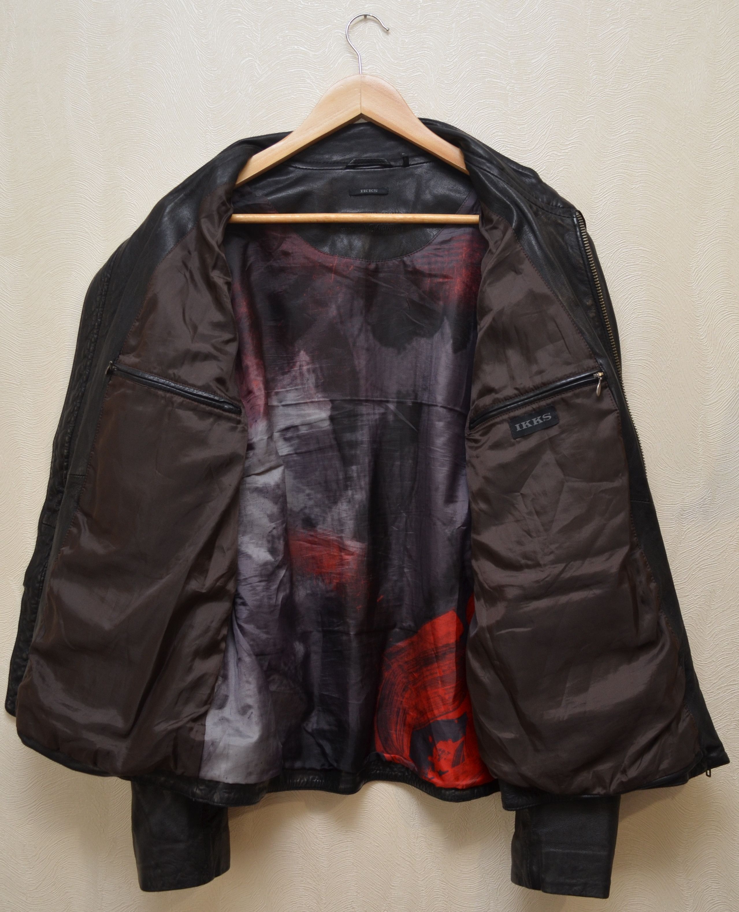 IKKS IKKS Lamb Leather Black Jacket Size XL RARE Size US XL / EU 56 / 4 - 8 Thumbnail