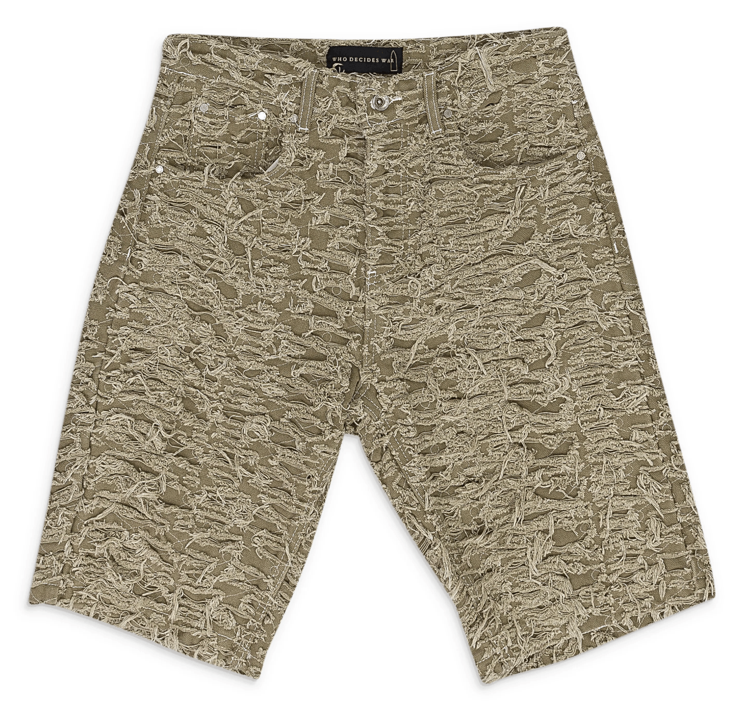 Who Decides War Husk Denim Shorts Tan Size US 30 / EU 46 - 1 Thumbnail