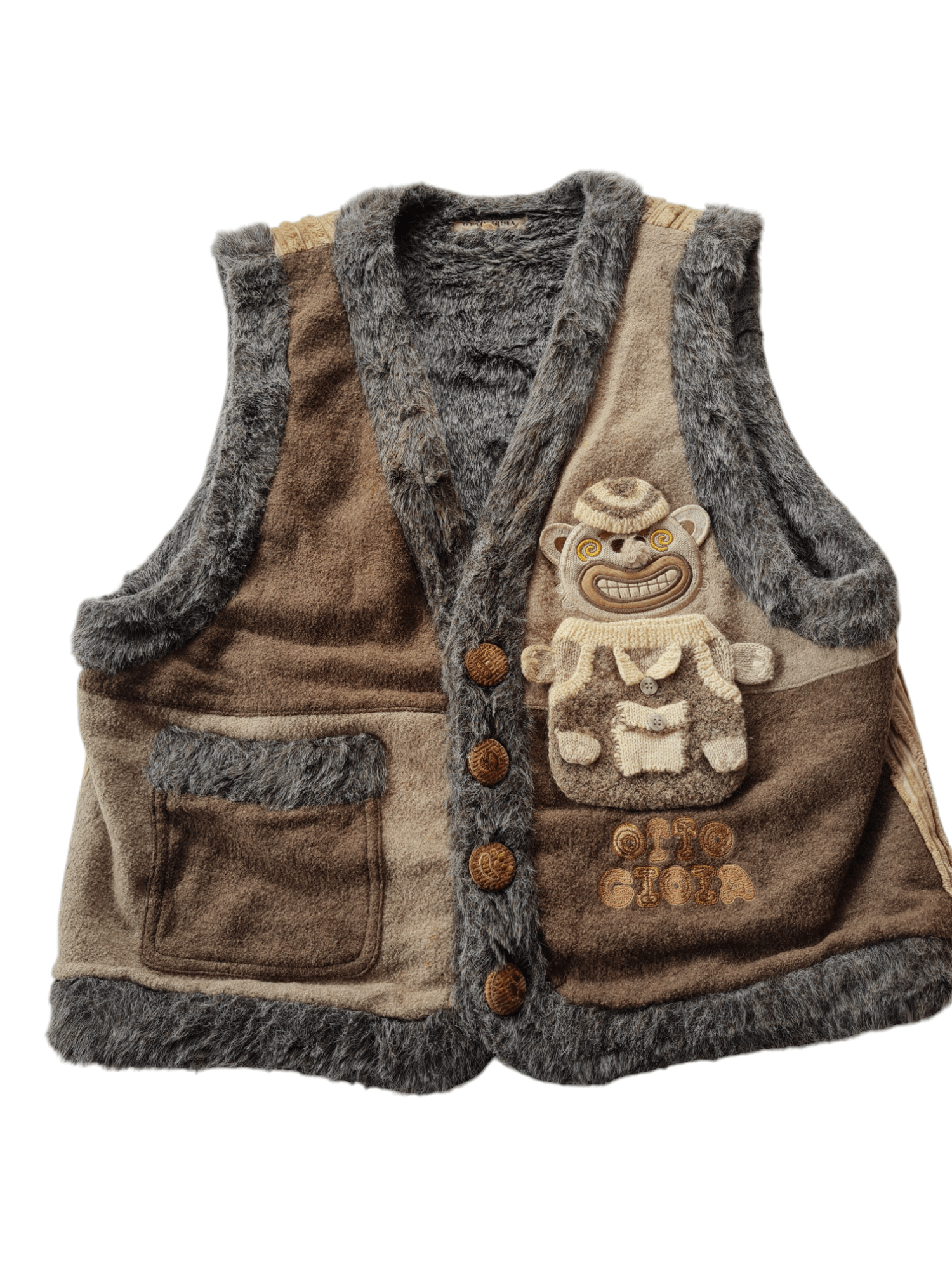 Otto × Vintage Vtg Otto Gioia Vest Fur Size US L / EU 52-54 / 3 - 1 Thumbnail