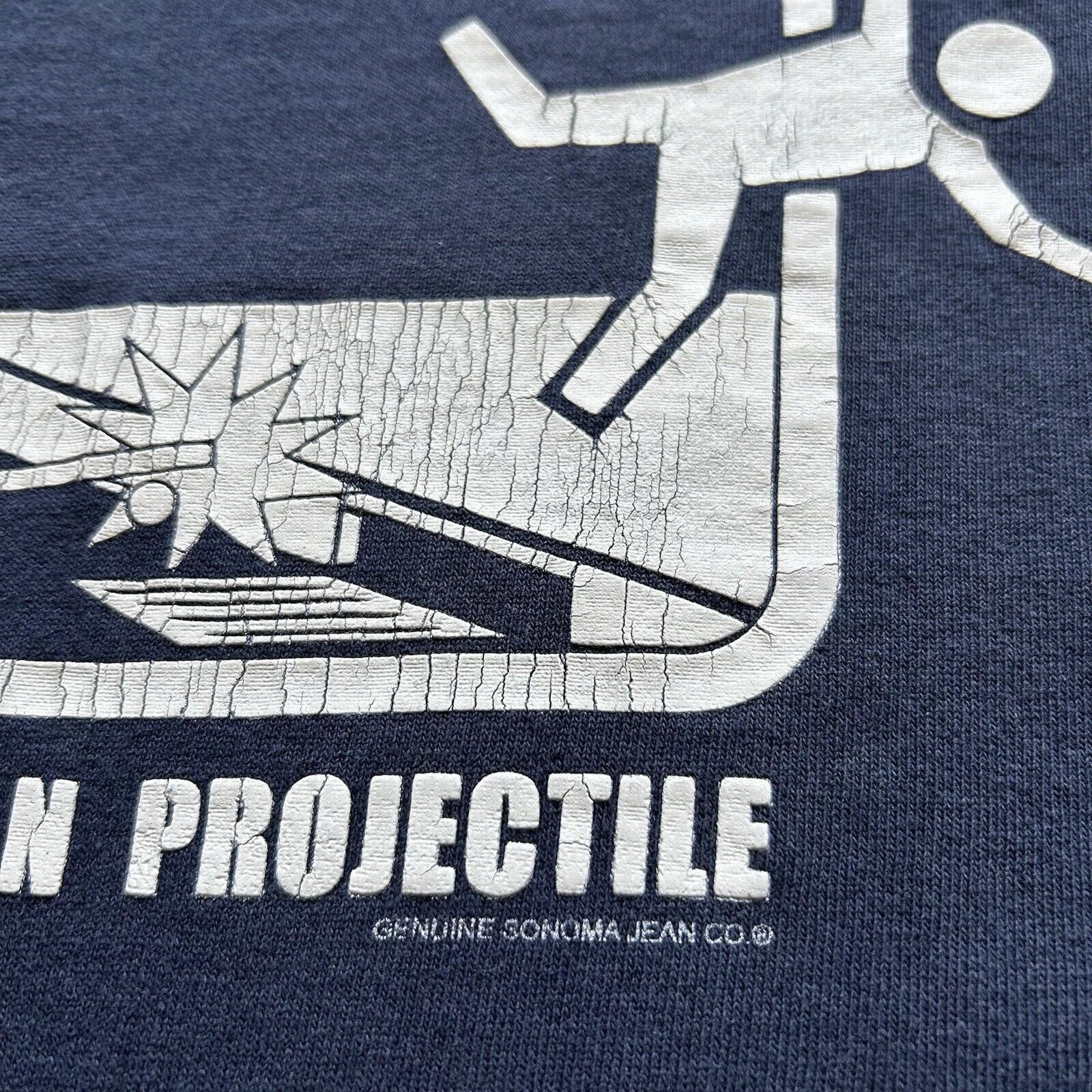 Vintage Vintage Y2K Human Projectile Skateboard Funny Art T Shirt XL Size US XL / EU 56 / 4 - 4 Thumbnail