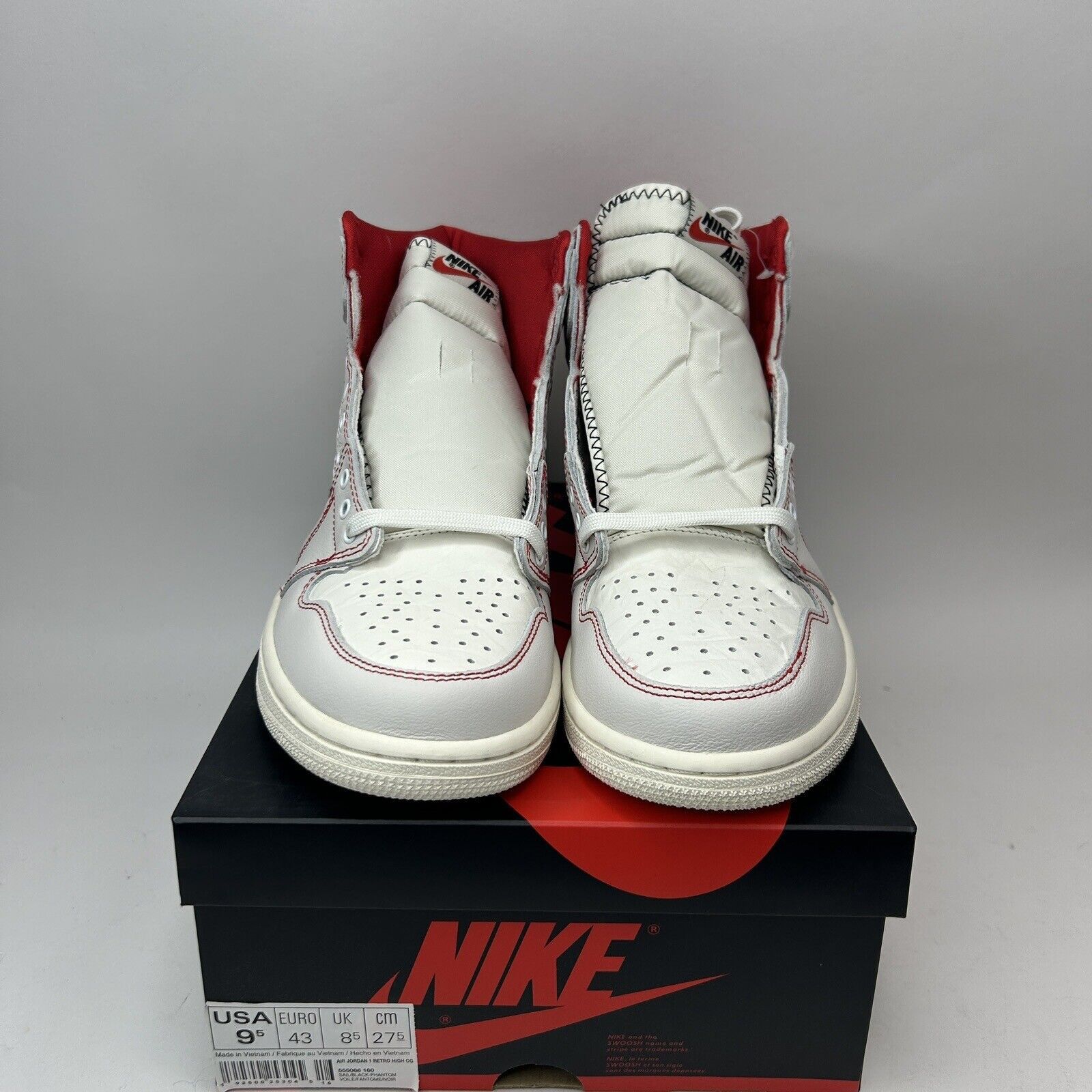Nike Nike Shoes Air Jordan 1 High OG “Phantom/Gym Red” 2023 Size US 9.5 / EU 42-43 - 2 Thumbnail