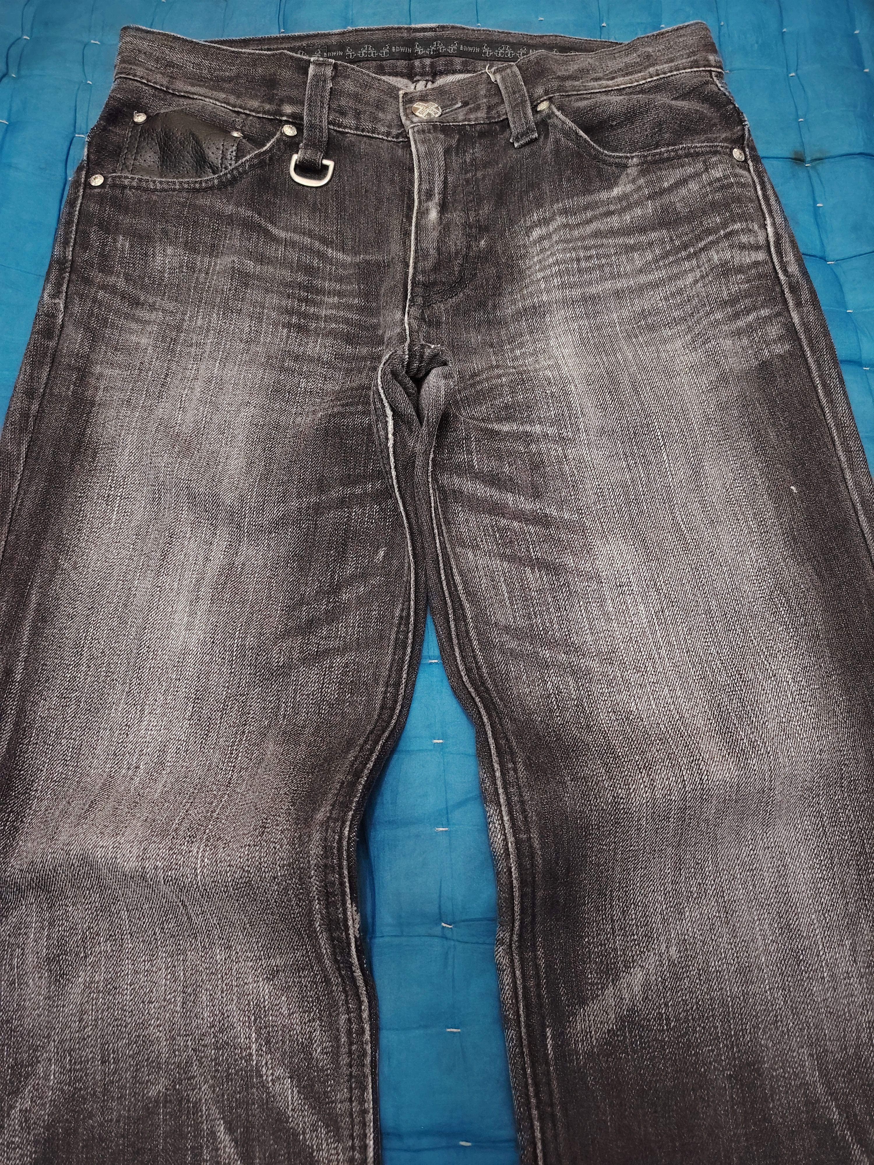 Edwin Japanese Edwin Flared jeans Half Leather Pocket Size US 31 - 3 Thumbnail
