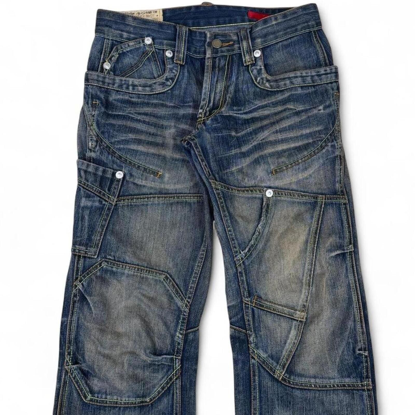 True Religion Rare y2k Vintage Tough Jeansmith military grade denim jeans Size 30" / US 8 / IT 44 - 2 Thumbnail