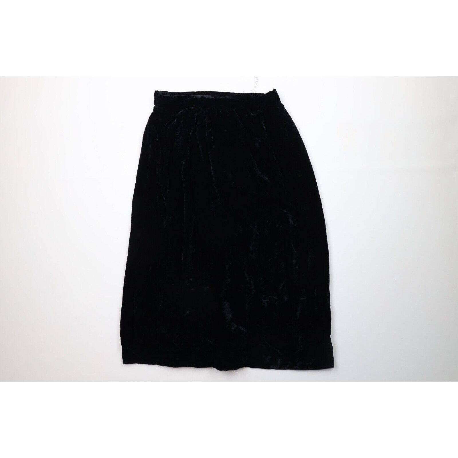 Vintage Vintage 50s 60s Streetwear Velvet Velour Full Length Skirt Size 28" / US 6 / IT 42 - 7 Thumbnail