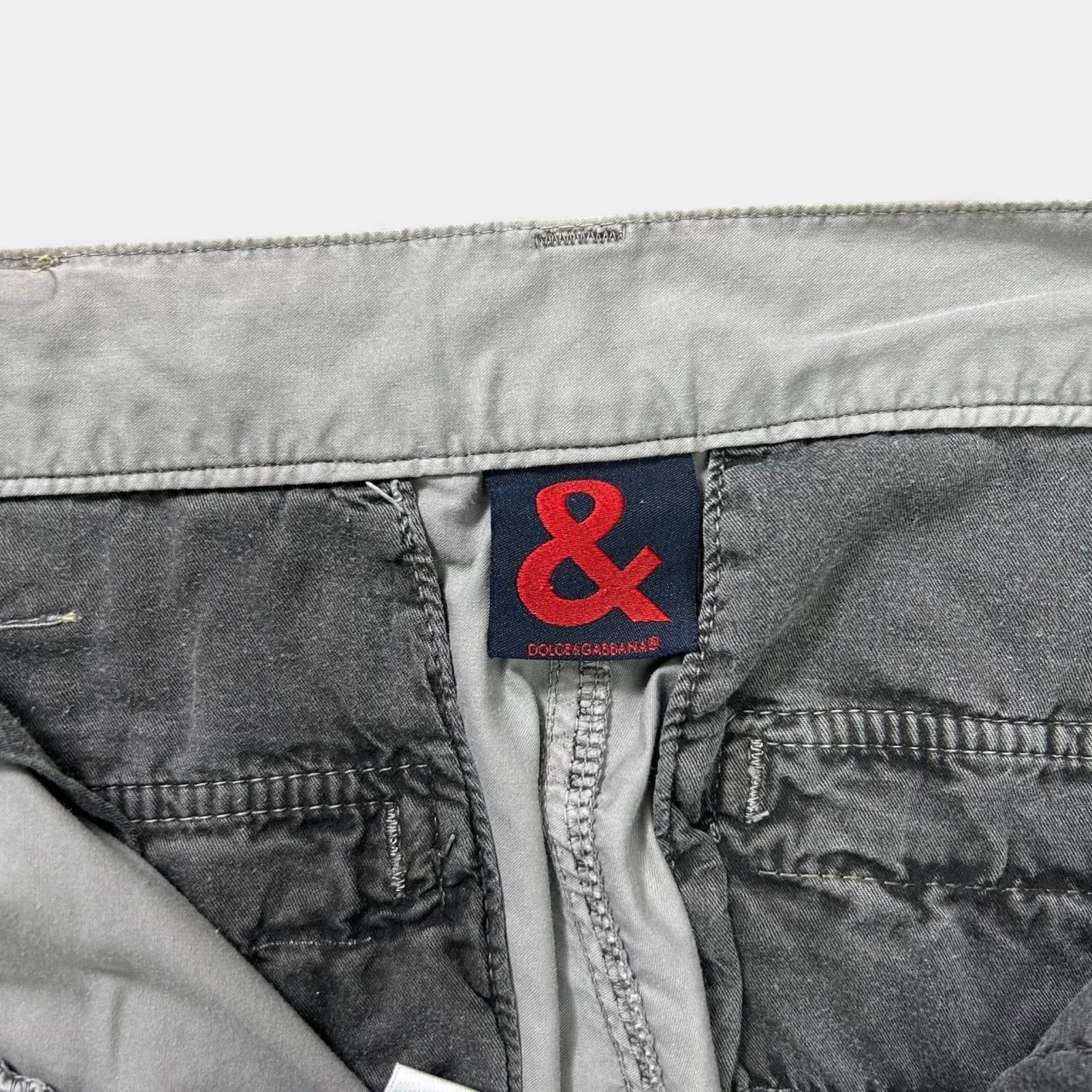 Dolce & Gabbana Dolce & Gabbana 2000's Grey Multipocket Cargo Pants Size US 29 - 5 Thumbnail