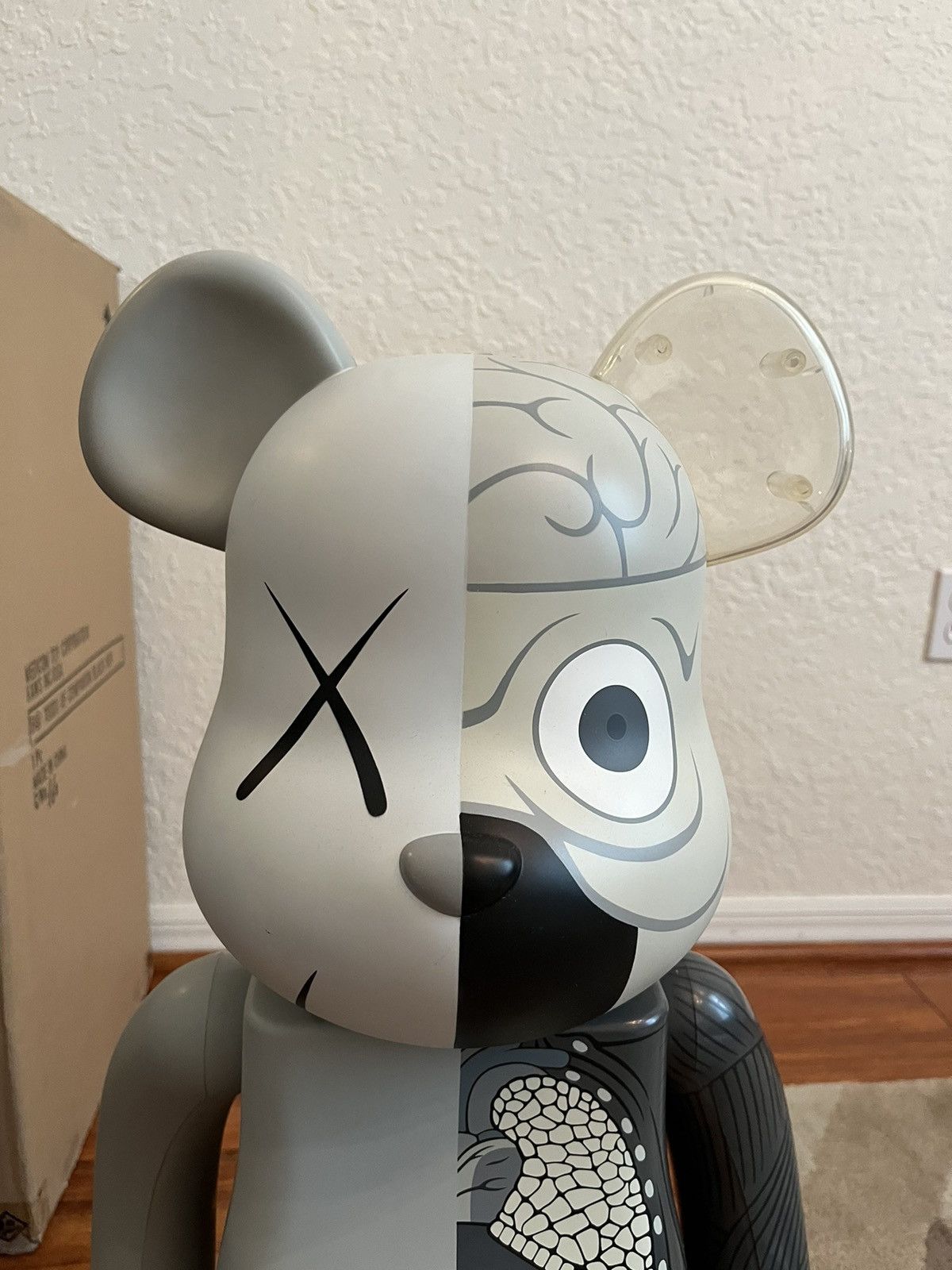Kaws Kaws x Medicom Bearbrick Original Fake 1000% Companion Grey Size ONE SIZE - 10 Thumbnail