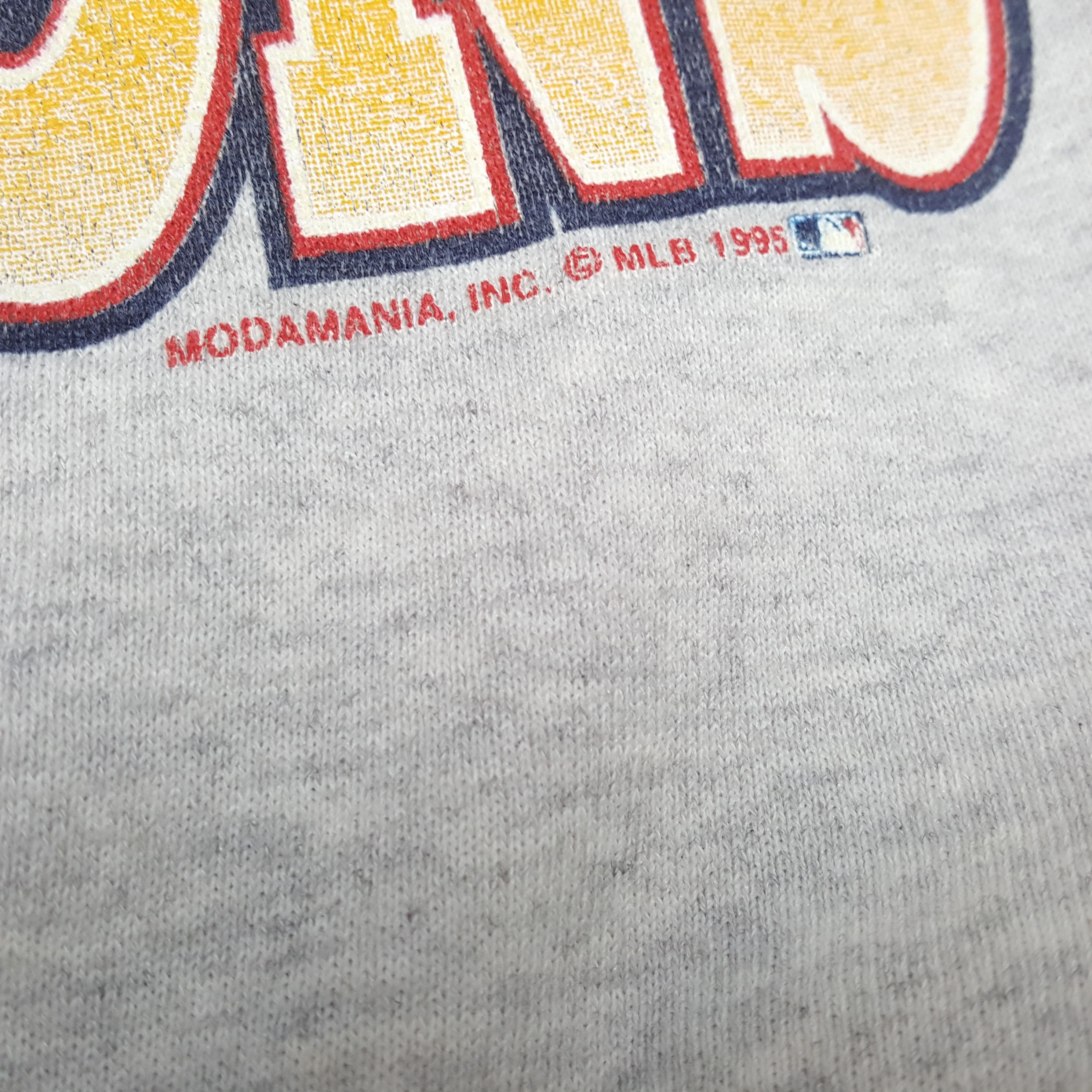 MLB × Vintage Vintage 90's ATLANTA BRAVES MLB Baseball Team Sweatshirts Size US L / EU 52-54 / 3 - 7 Thumbnail