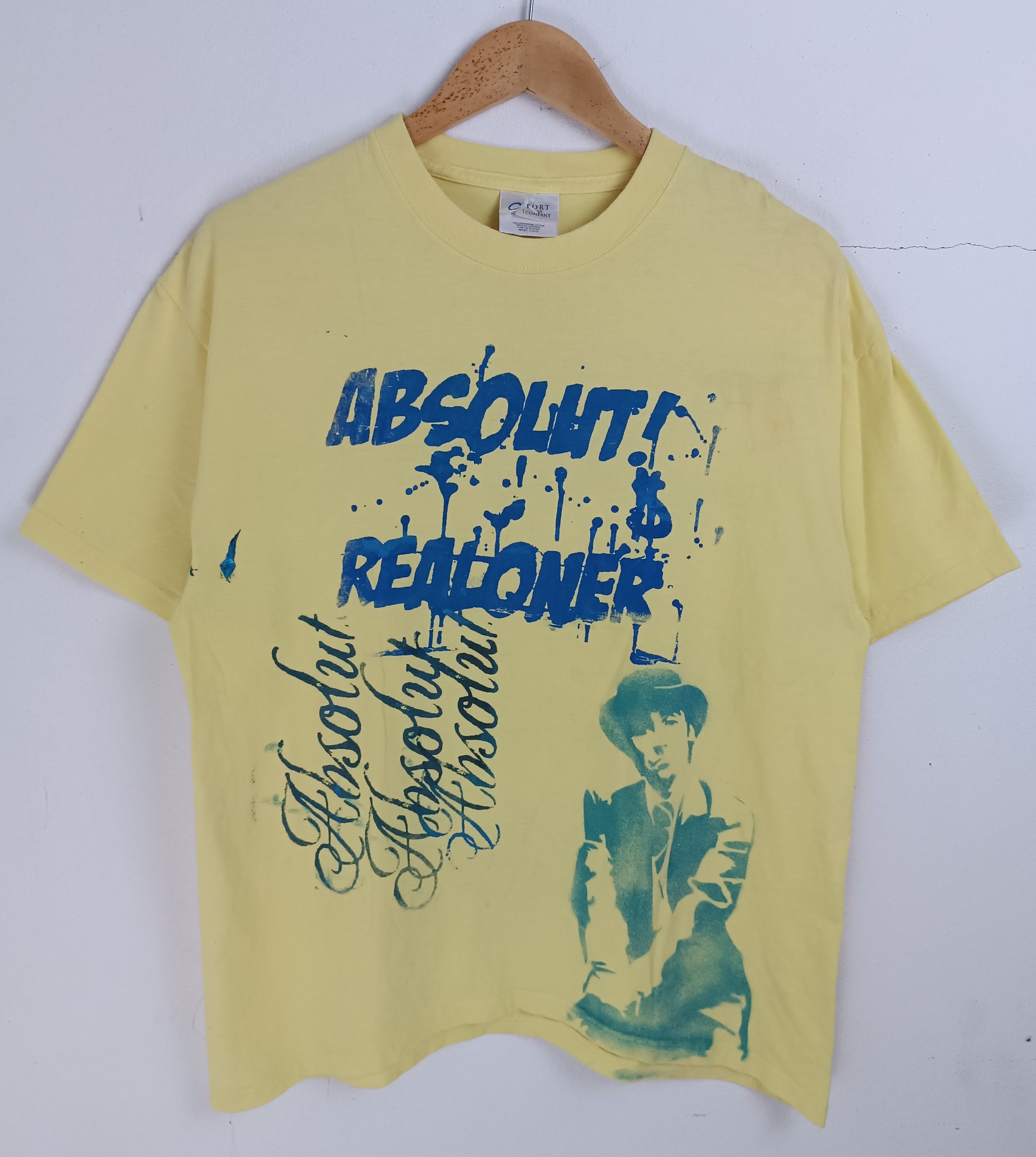 Other VINTAGE ABSOLUT! & REALONER PUNK GRUNGE ROCK TEE Size US L / EU 52-54 / 3 - 3 Thumbnail