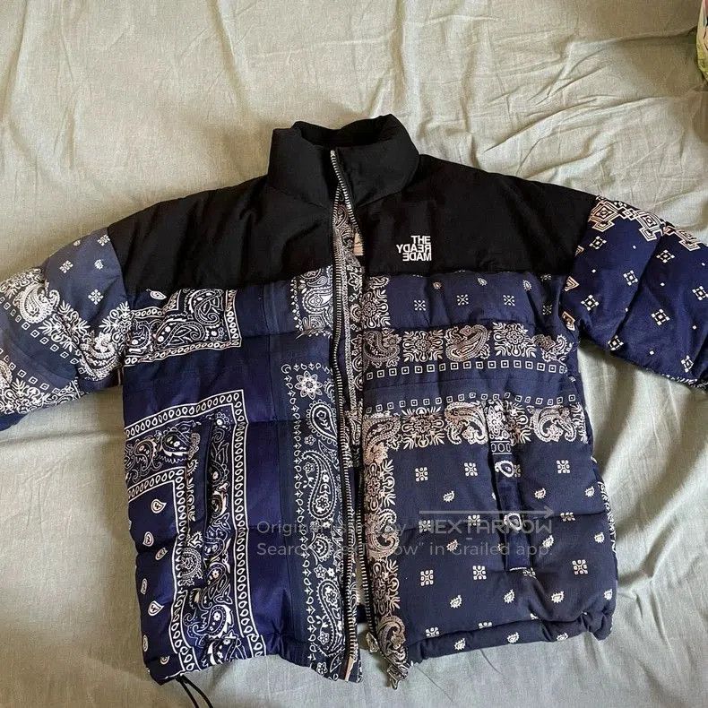 READYMADE Readymade Classic Paisley Down Jacket. Size US M / EU 48-50 / 2 - 1 Thumbnail