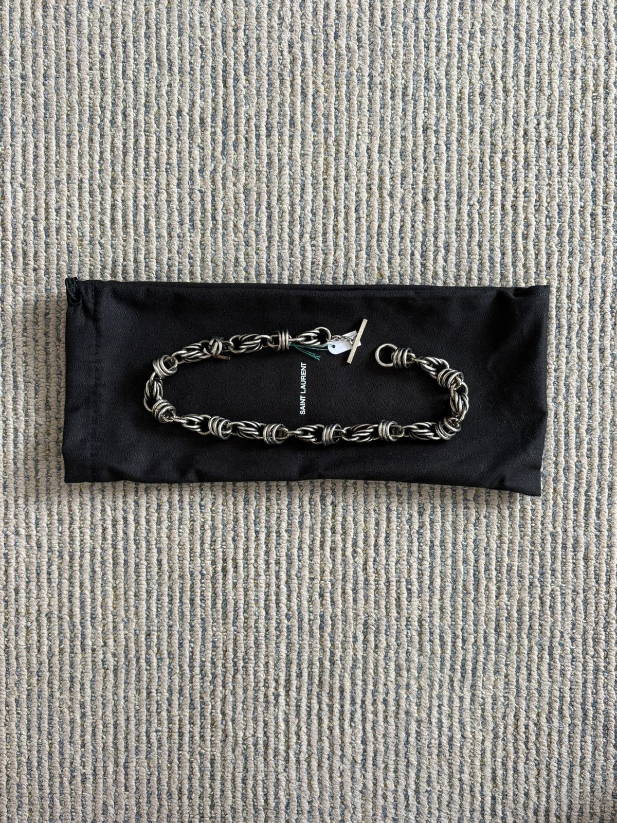 Chunky Silver Chain Choker Necklace