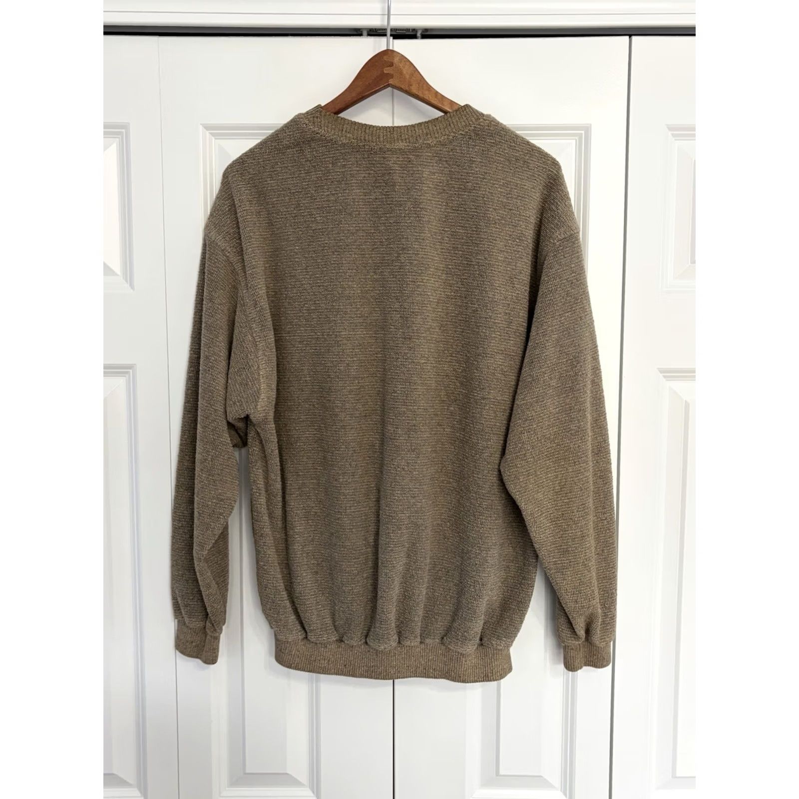 Vintage VINTAGE Purdue Boilermakers Knit Sweatshirt/ Sweater Mens Beige L Long Sleeve Acrylic USA Player Sportswear Mens Size US L / EU 52-54 / 3 - 2 Thumbnail