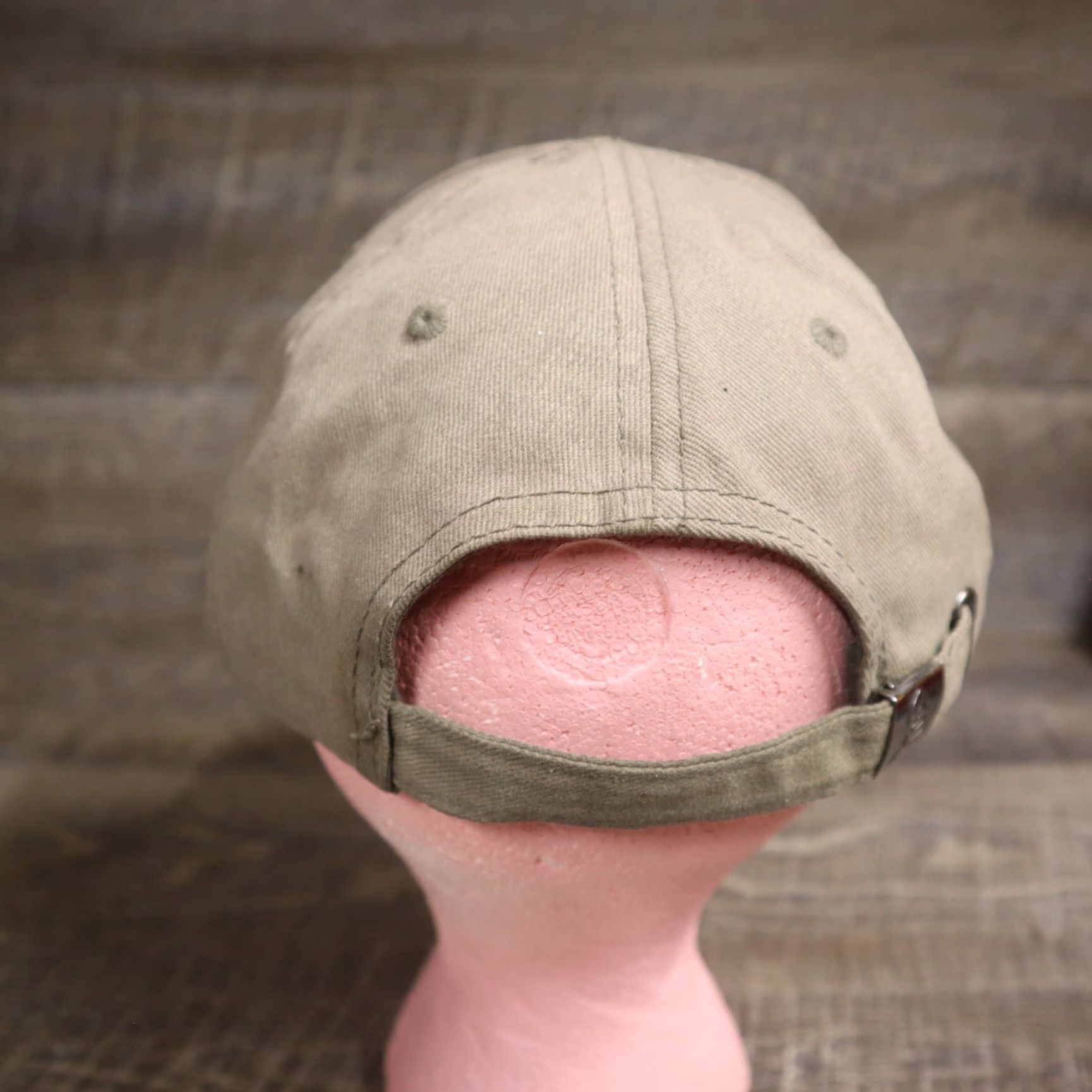 American Needle American Needle Hat Baseball Cap Grams Grammys Adjustable Men's One Size Black Beige Cotton Canvas Casual Vintage? Size ONE SIZE - 4 Thumbnail
