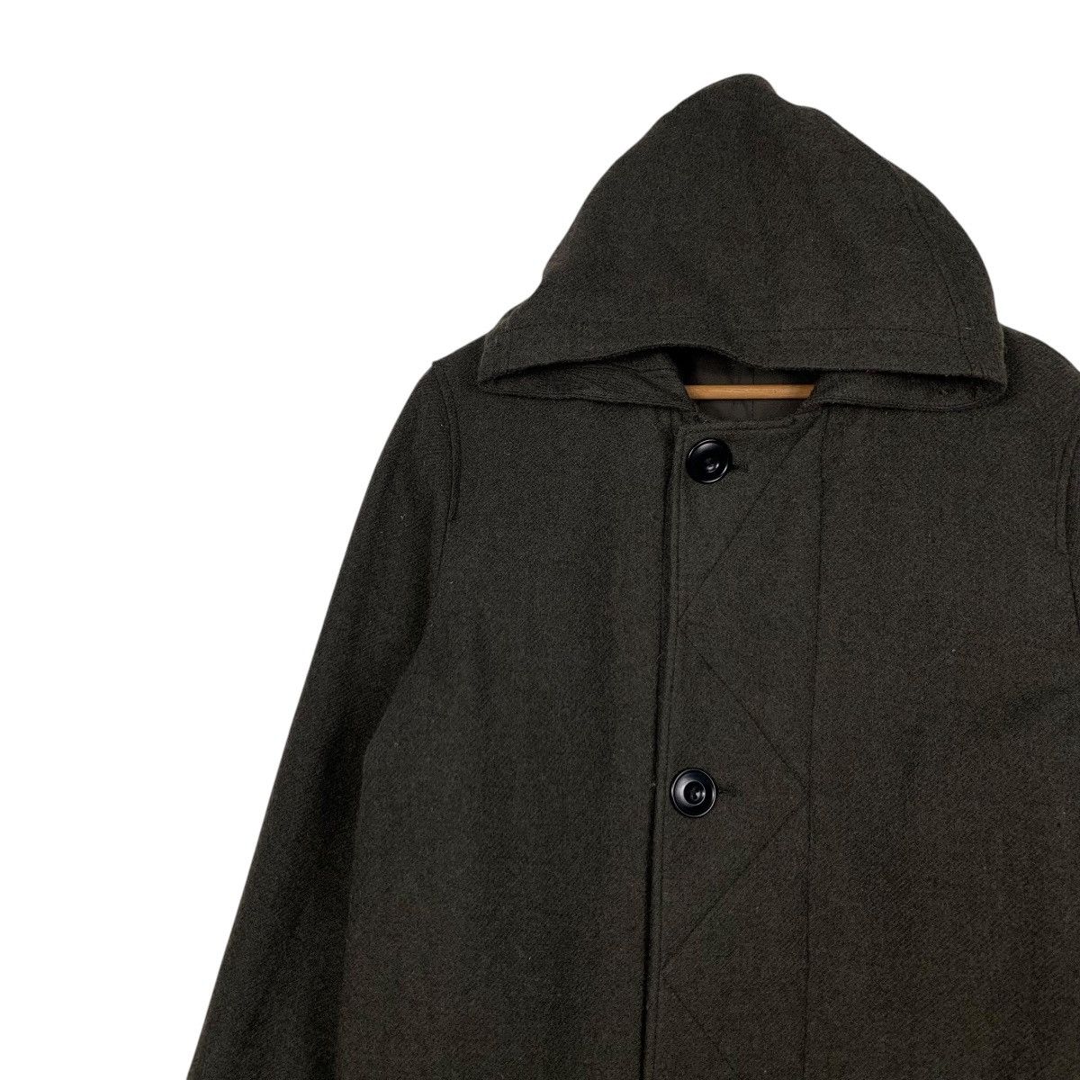Lemaire × Uniqlo UNIQLO X LEMAIRE Wool Hooded Long Coat Jacket #2119-C93 Size US M / EU 48-50 / 2 - 6 Thumbnail