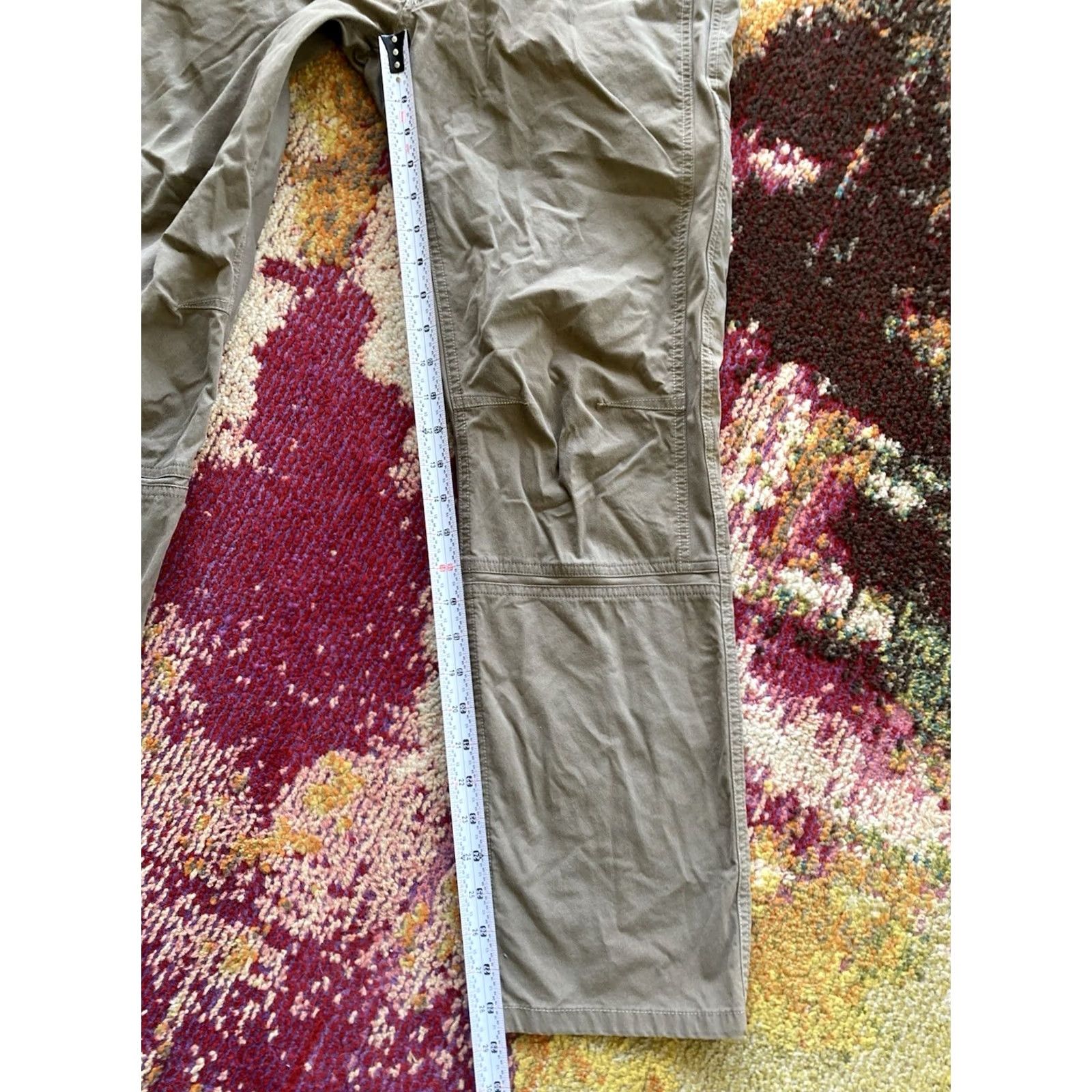 Vintage Kuhl Radikl Pants Mens 30x30 Light Brown Hiking Outdoor Gorp Chino Straight 30in Inseam Logo Pocket Comfort Stretch Cotton Nylon Spandex Size US 30 / EU 46 - 4 Thumbnail